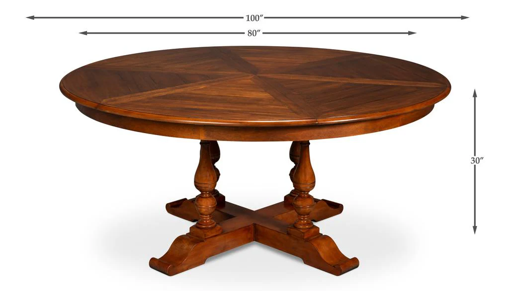 Walnut Jupe Brown Ex-Large Dining Table - Image 12