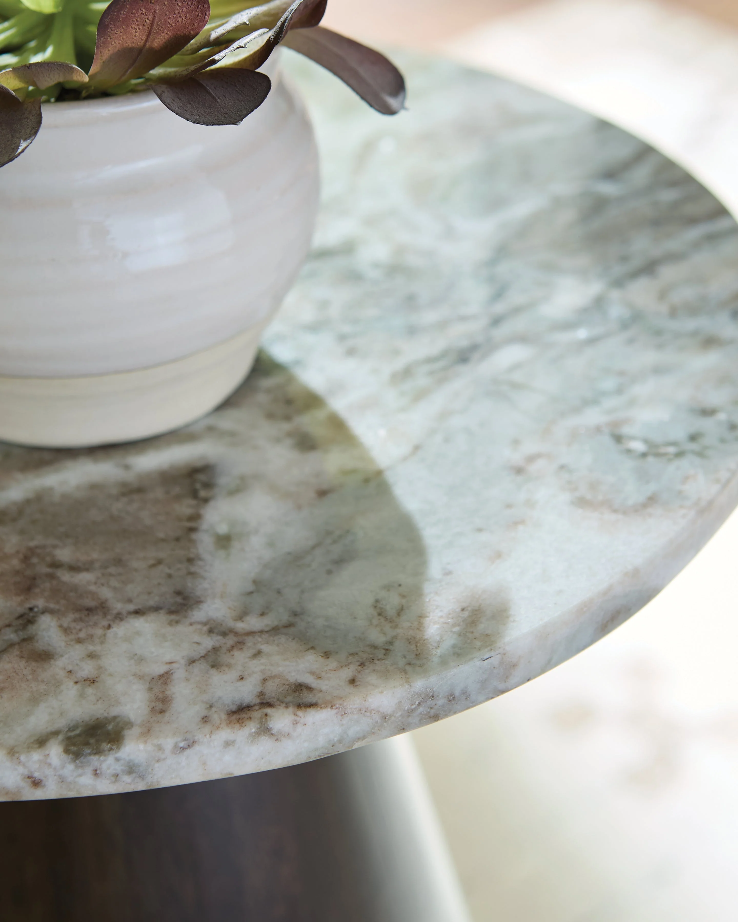 Waltnor Gray/White/Brown Accent Table (Online Special Price) - Image 3