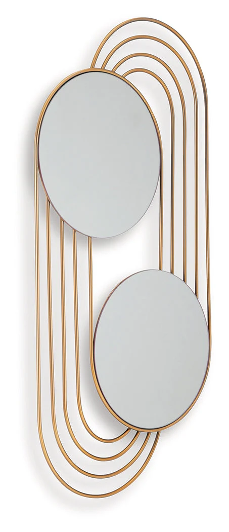 Warrenley Gold Finish Accent Mirror (Online Special Price) - Image 2