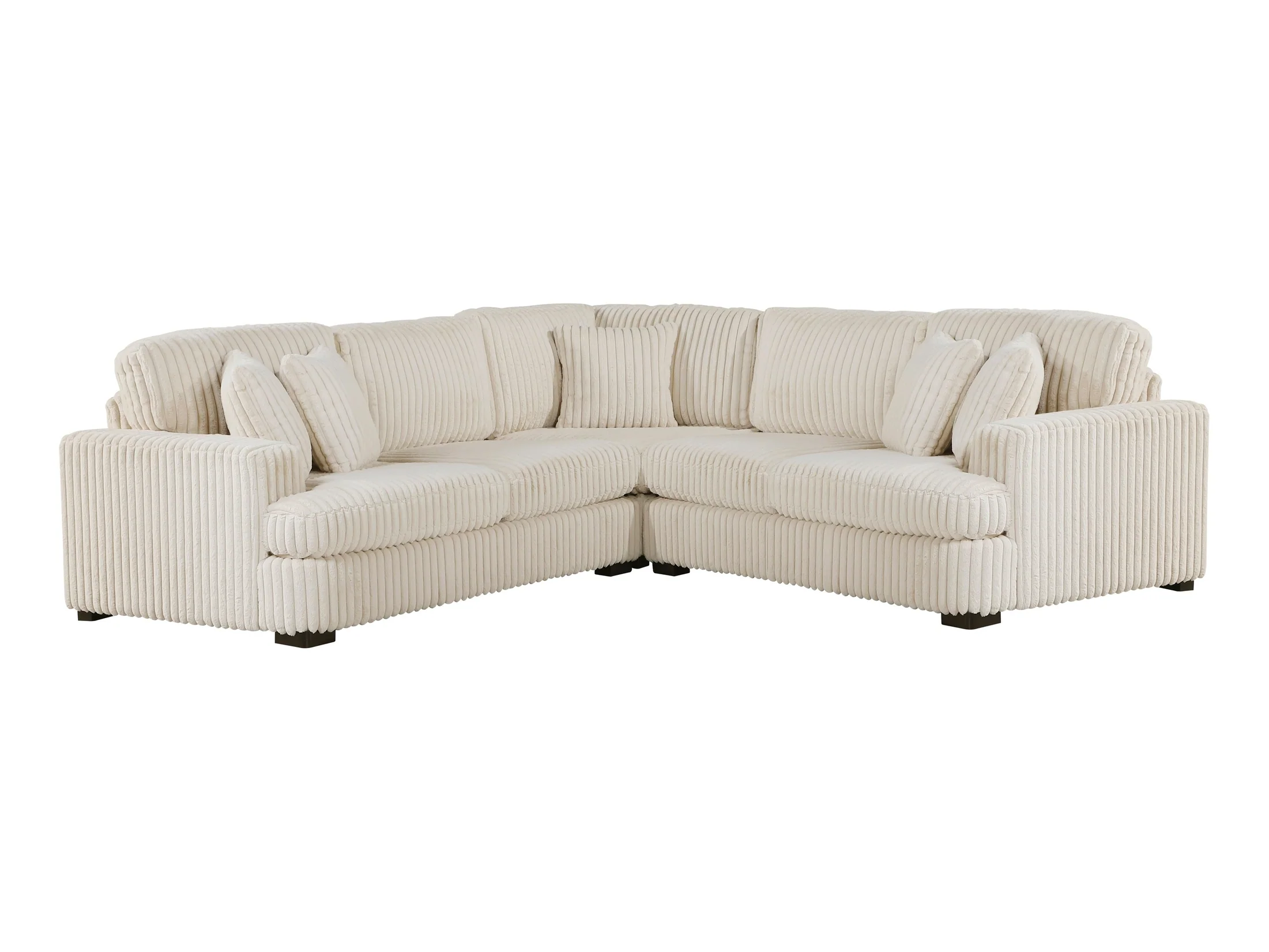 Warwick Beige 3-Piece Sectional