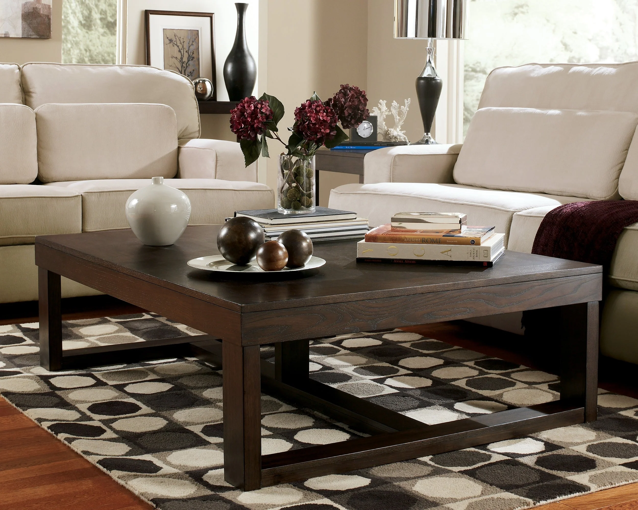 Watson Dark Brown Coffee Table & 2 End Tables w/Console (Online Special Price) - Image 2