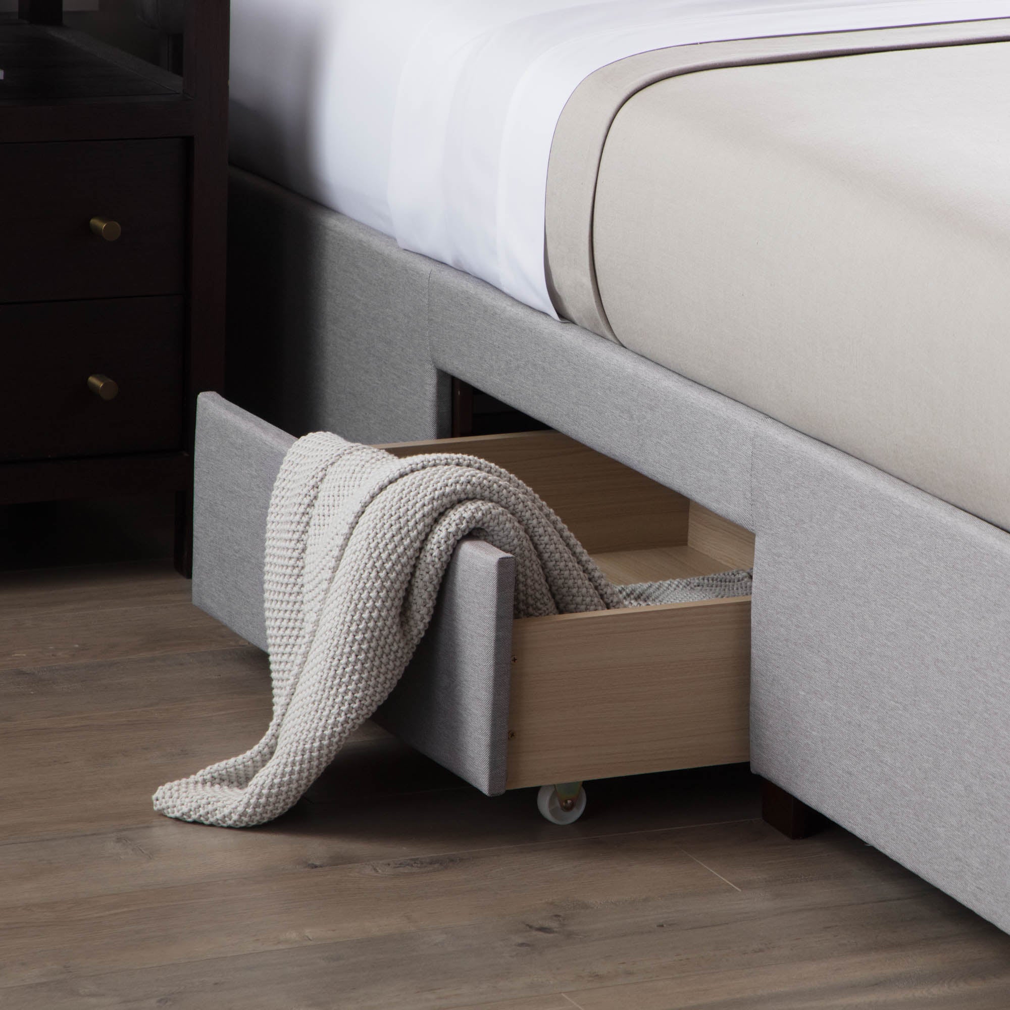 Watson Oat Queen Platform Bed Base - Image 4