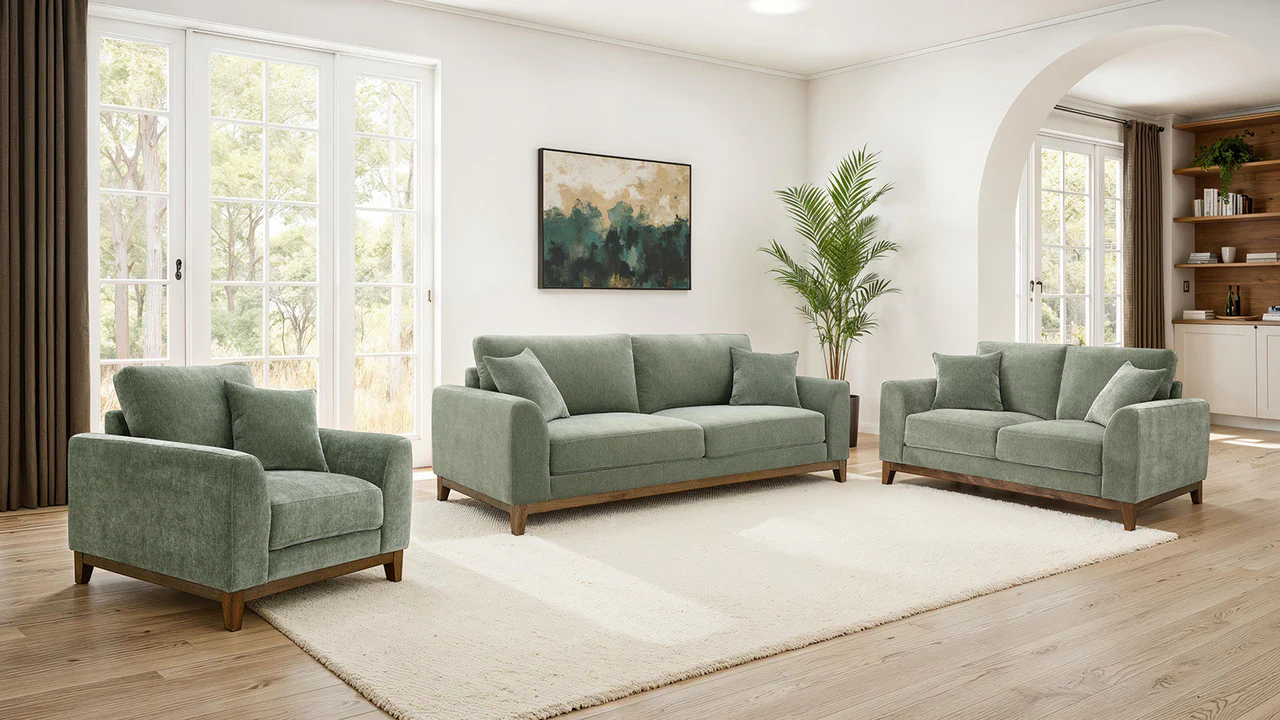Watton Olive Green Sofa - Image 2