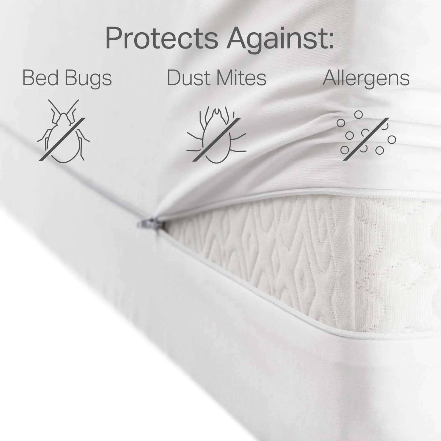 Weekender White Cal King 360 Mattress Encasement - Image 6