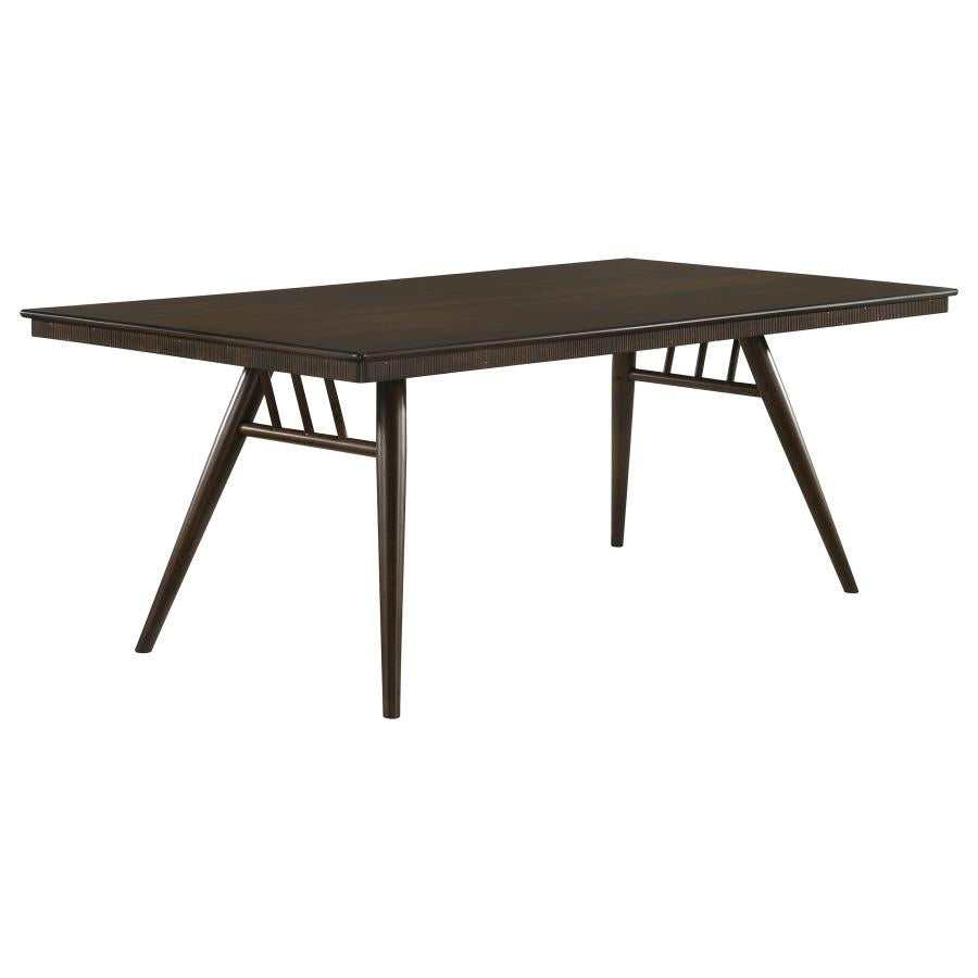 Wes Grey & Dark Walnut  7pc Rectangular Dining Room Set - Image 17