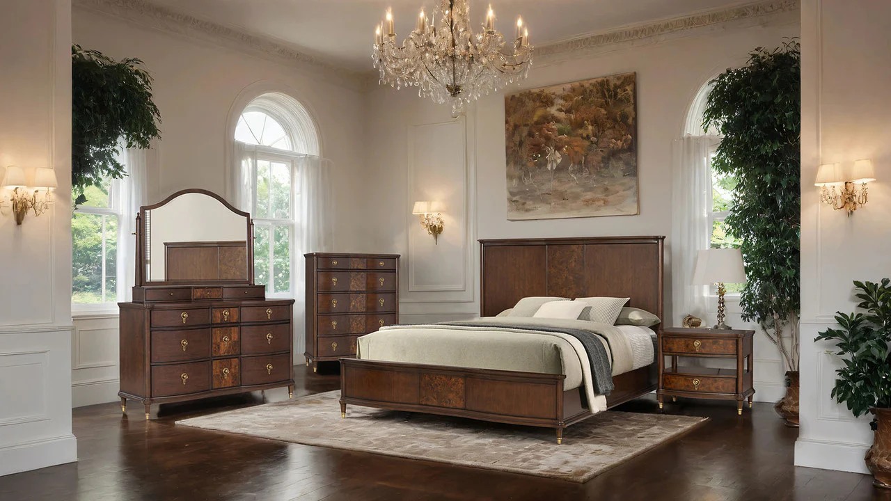 Westerham Dark Cherry 4 Pc. Queen Bedroom Set - Image 3