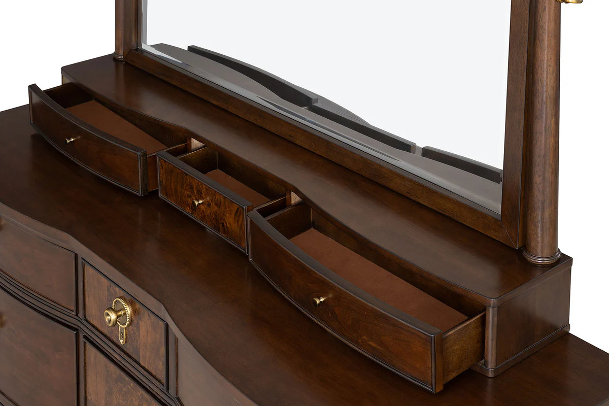 Westerham Dark Cherry Mirror - Image 3