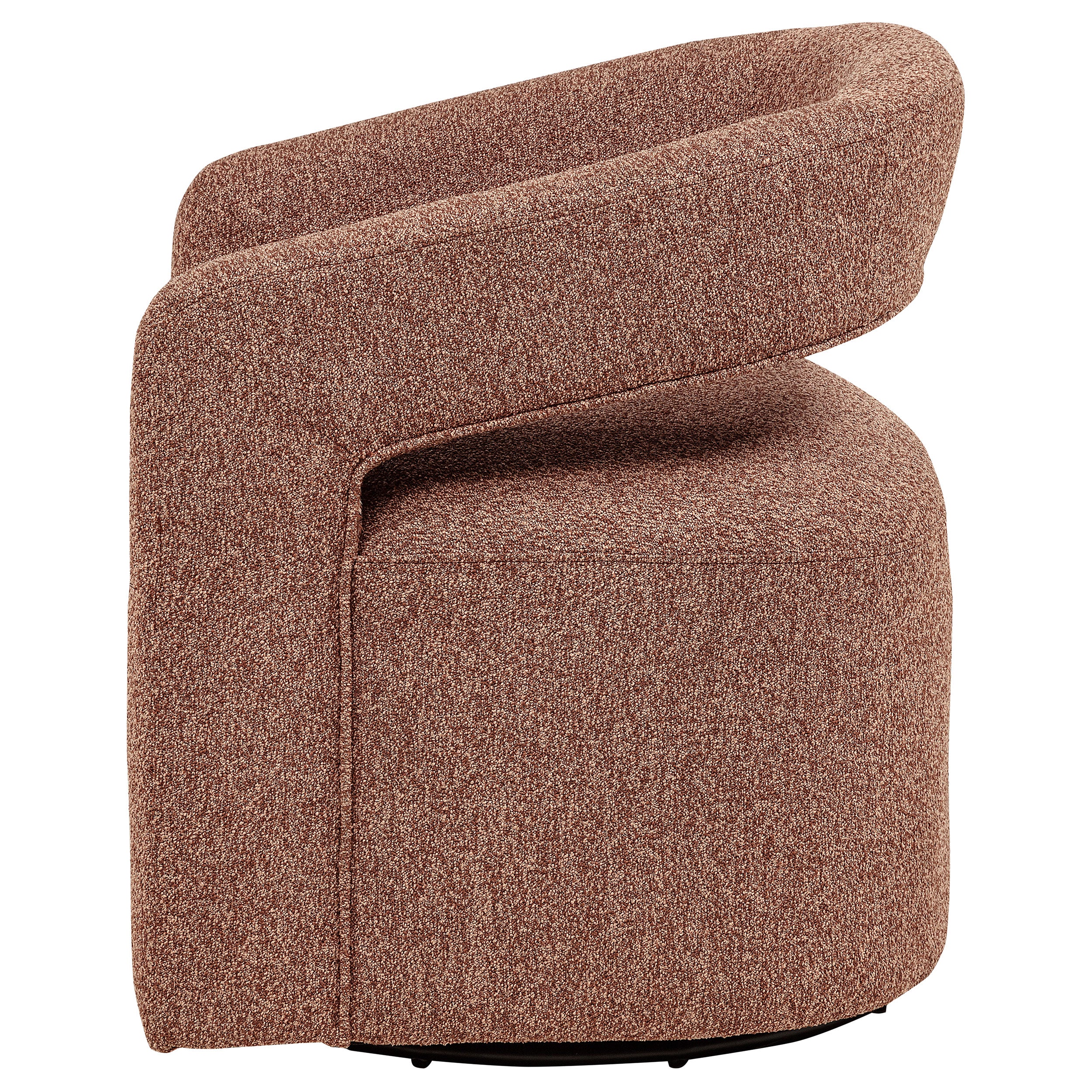 Westhill Berry Boucle Upholstered Swivel Accent Chair - Image 5
