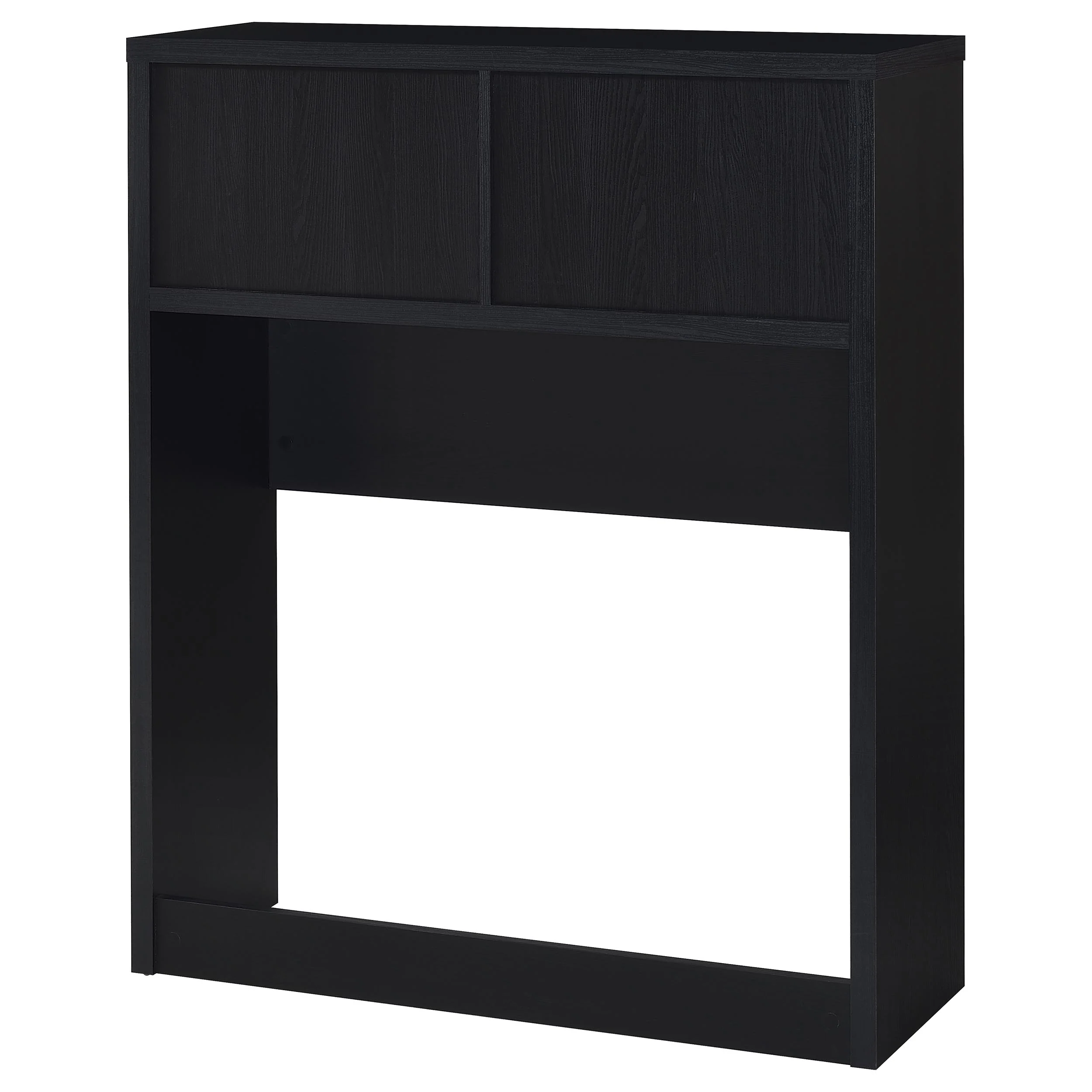 Westpark Black 3-piece Twin Bedroom Set Bookcase Headboard - Image 7