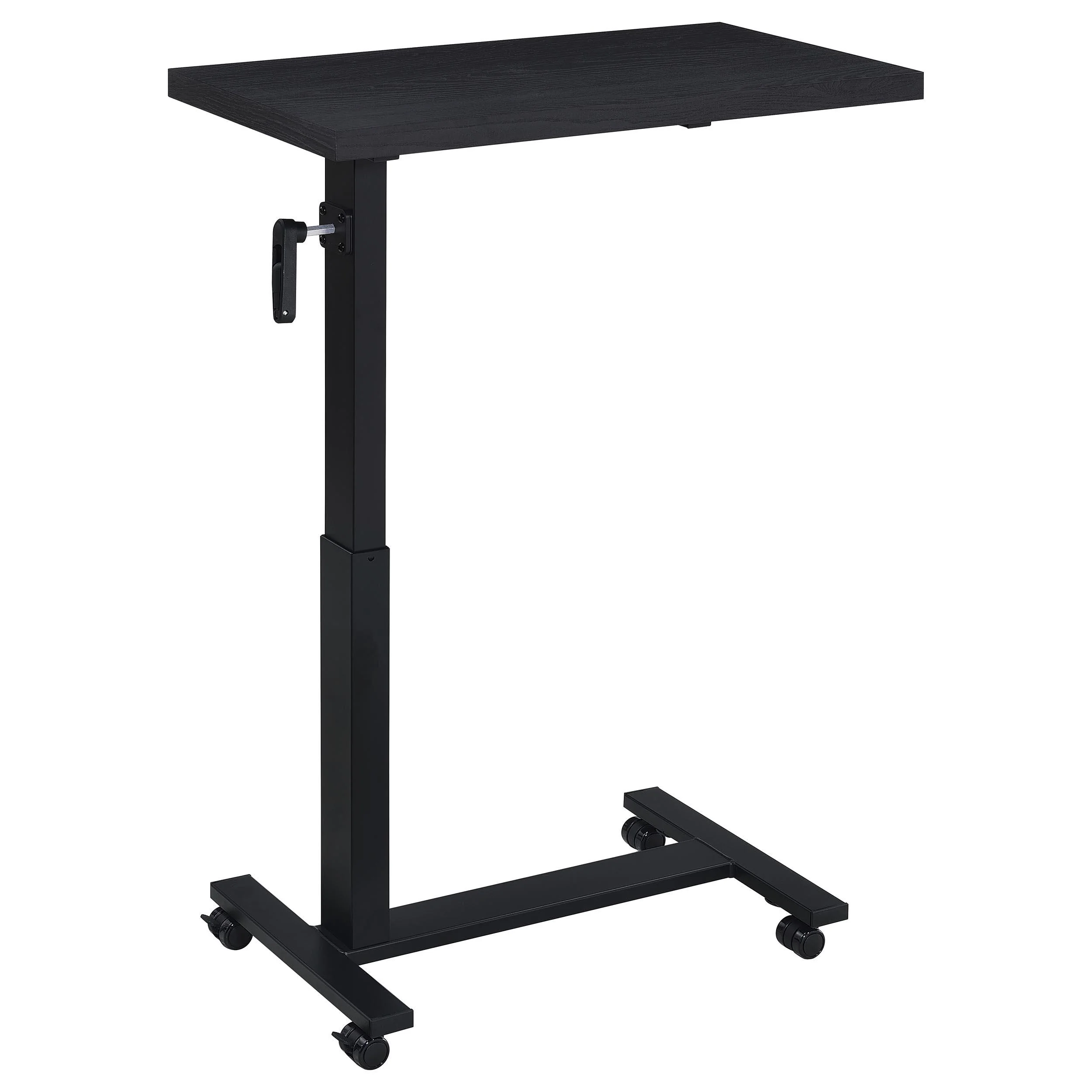 Westpark Black Height Adjustable Mobile Bedroom C-Table - Image 5