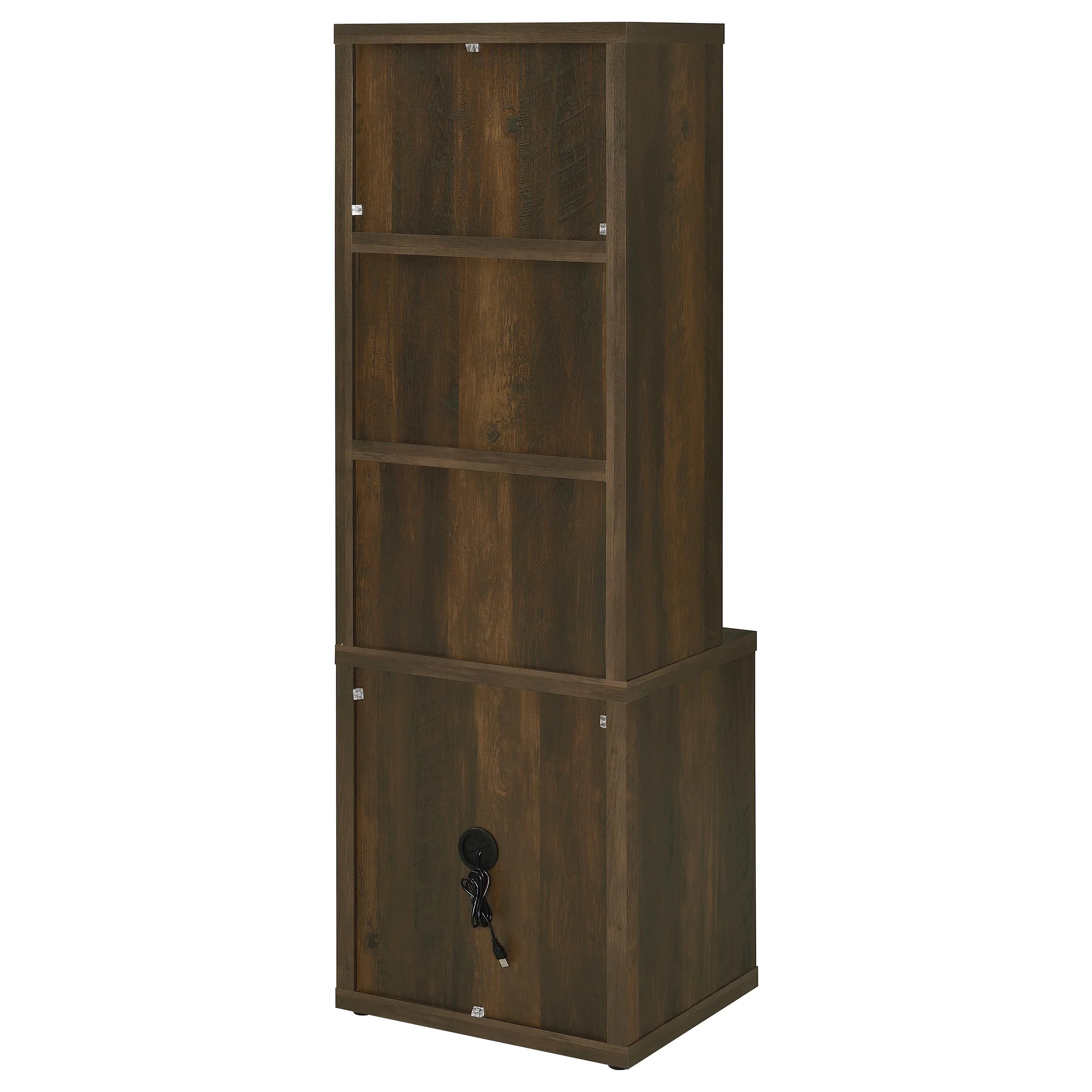 Westpark Dark Pine 3-piece Queen Bedroom Set Bookcase Head - Image 14