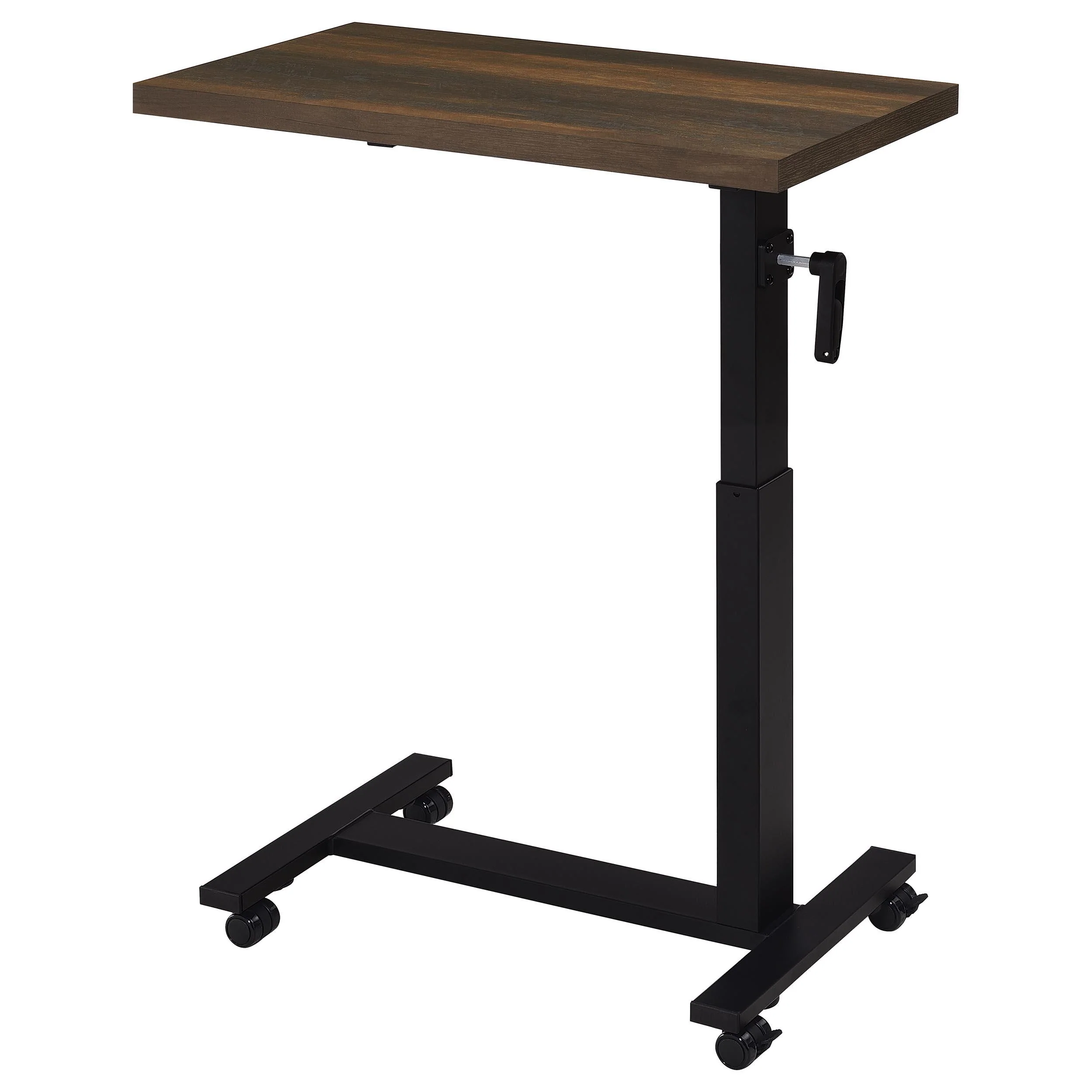 Westpark Dark Pine Height Adjustable Mobile Bedroom C-Table - Image 7