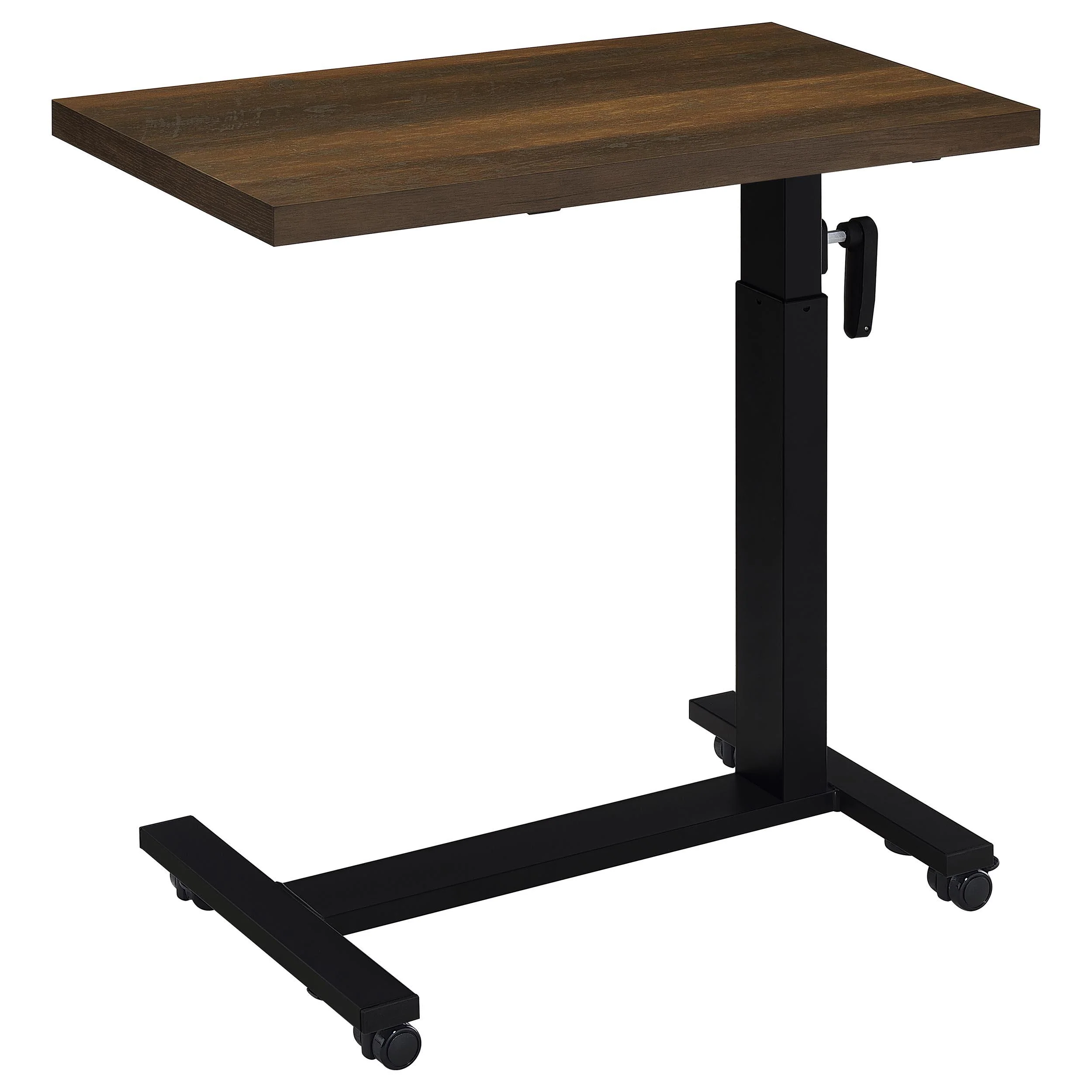 Westpark Dark Pine Height Adjustable Mobile Bedroom C-Table - Image 9