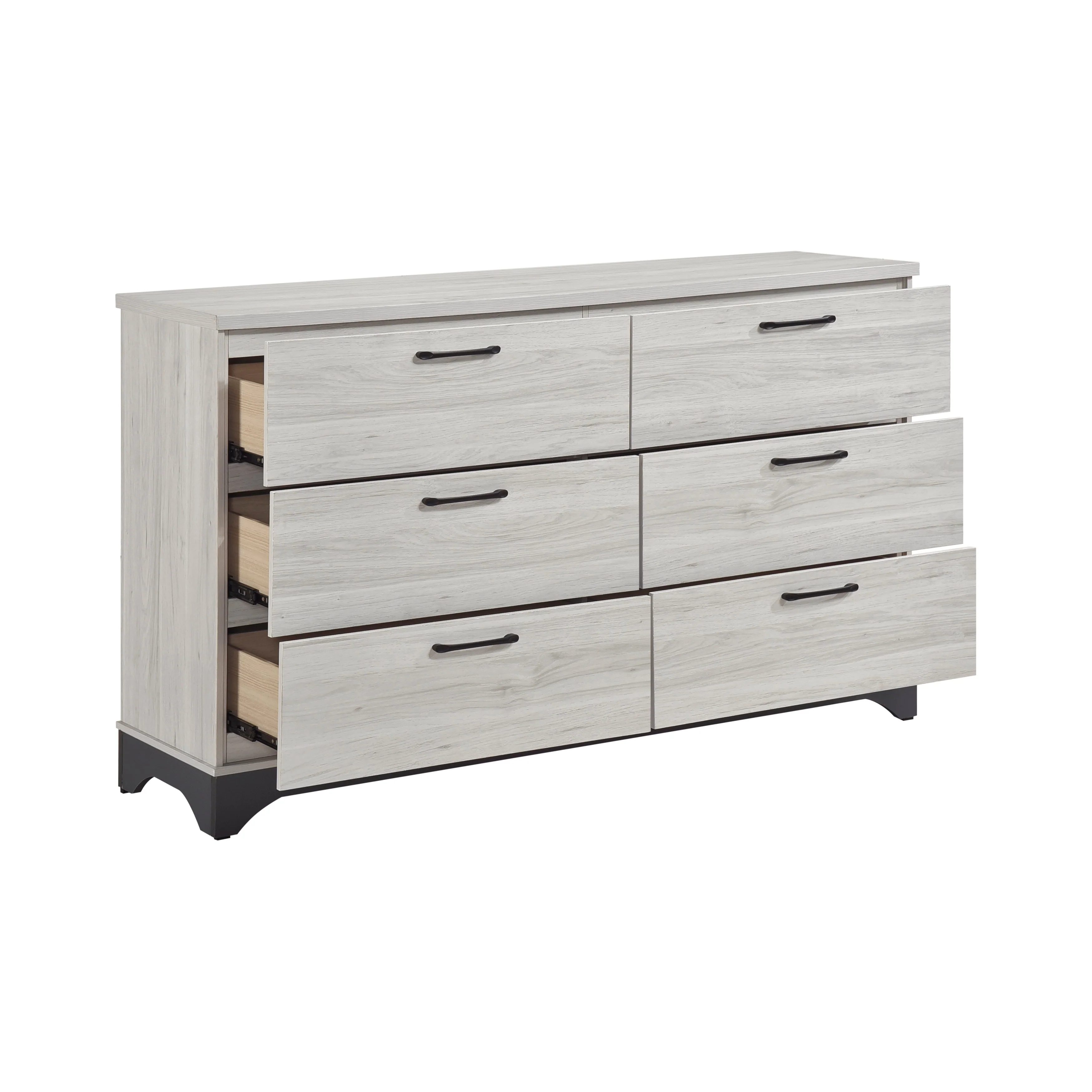 Westport White Oak/Beige 4-Piece Twin Bedroom Set - Image 9