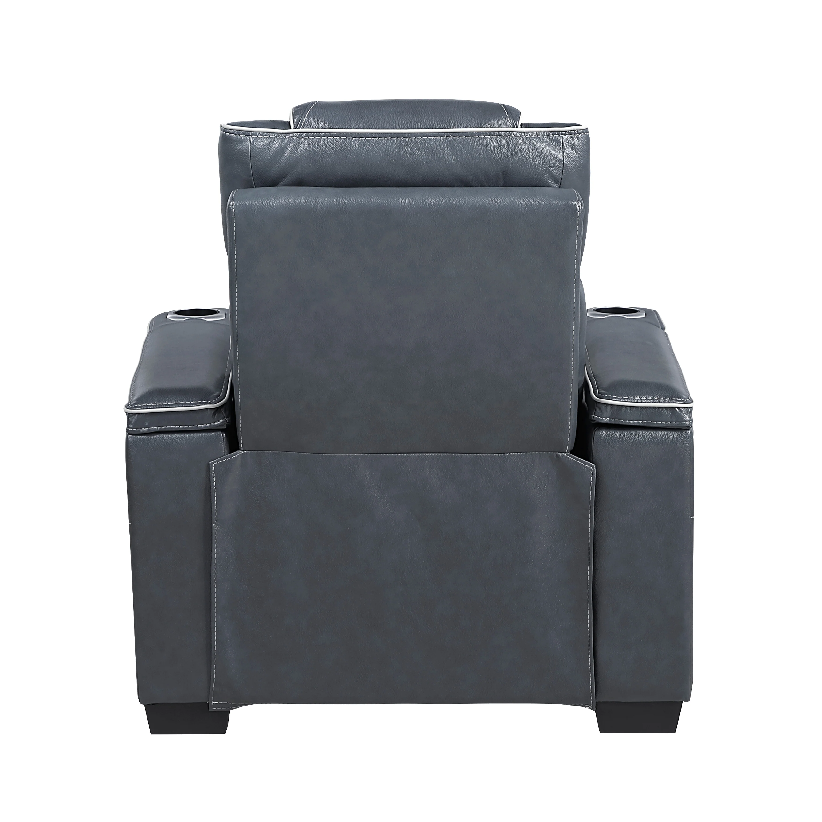Whiselle Blue Power Reclining Chair - Image 5
