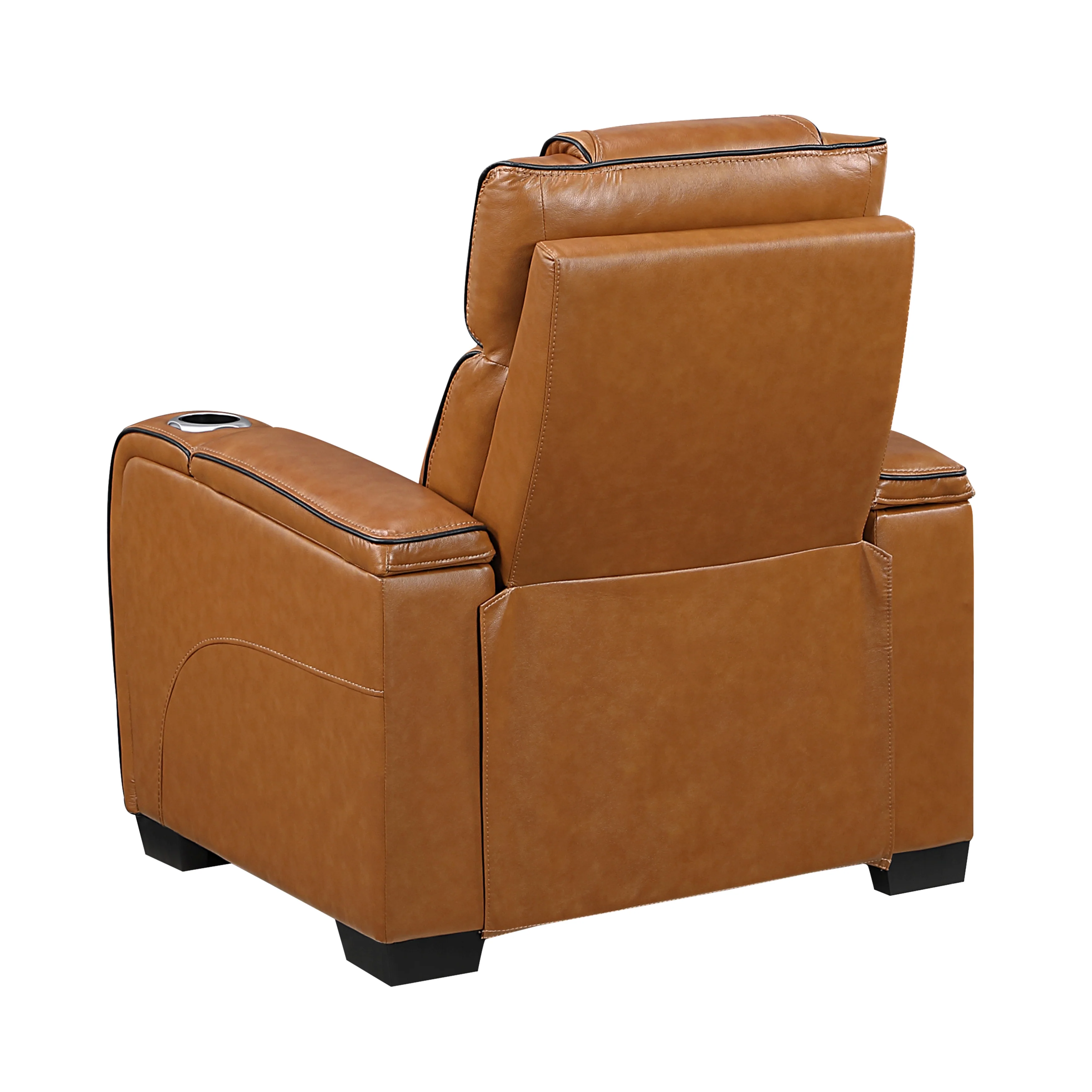 Whiselle Brown Power Reclining Chair - Image 4