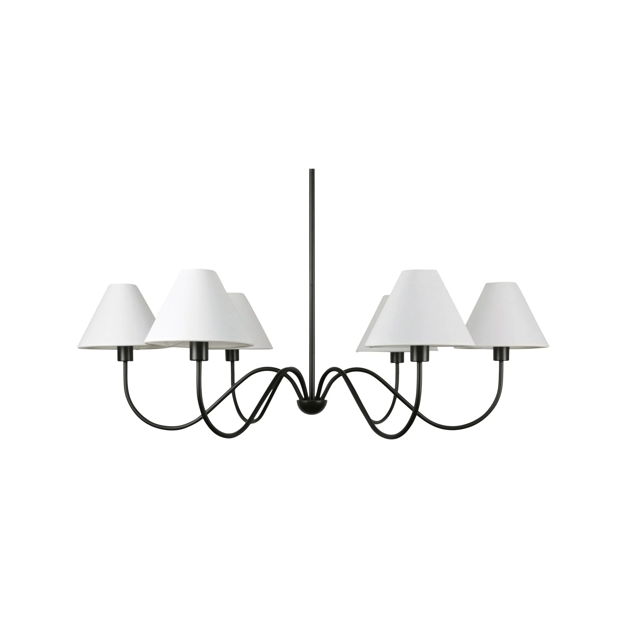 Whitney Blackened Bronze Chandelier - Image 2