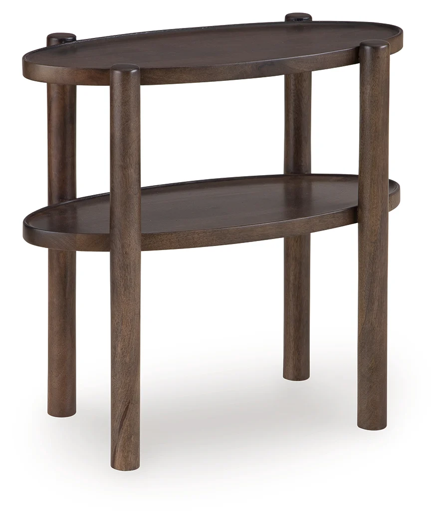 Wiattbury Gray Brown Accent Table - Image 2