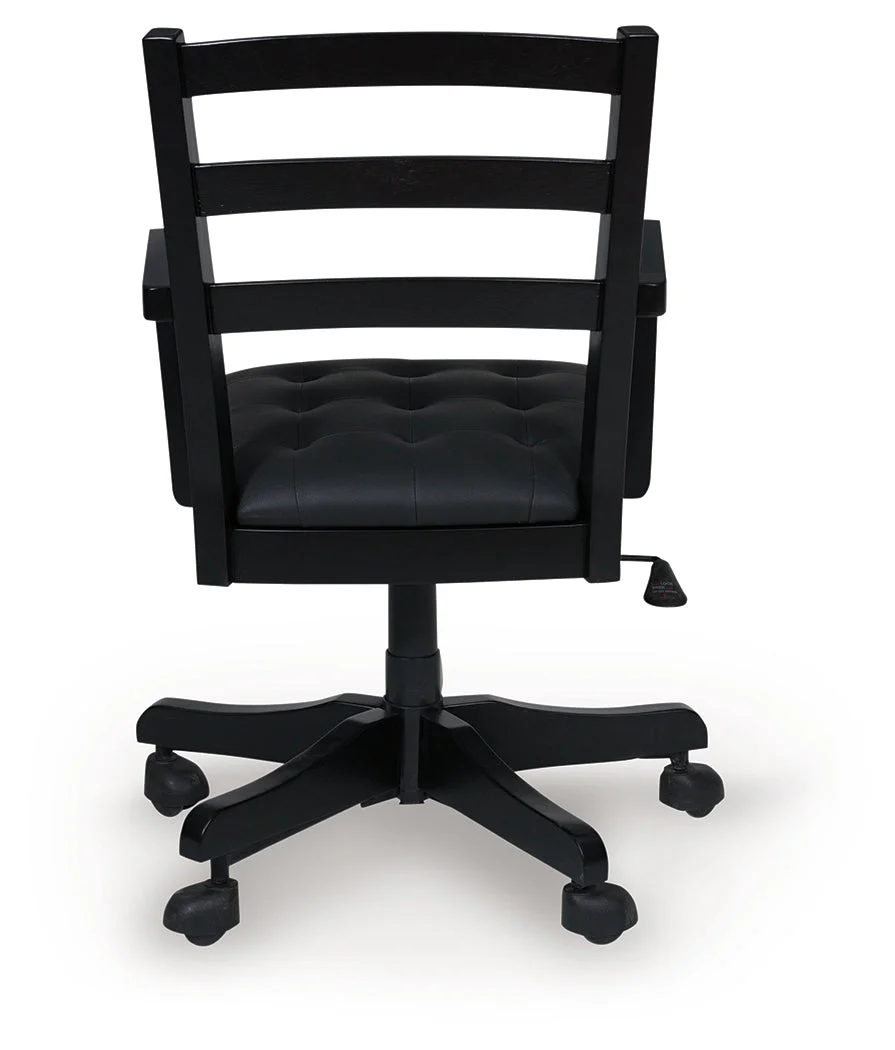 Wildenauer Black Home Office Swivel Desk Chair (Online Special Price) - Image 3