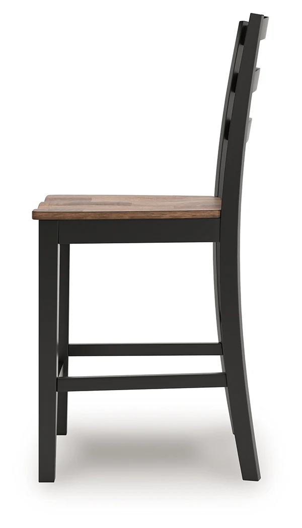 Wildenauer Brown/Black Counter Height Barstool (Set of 2) - Image 7