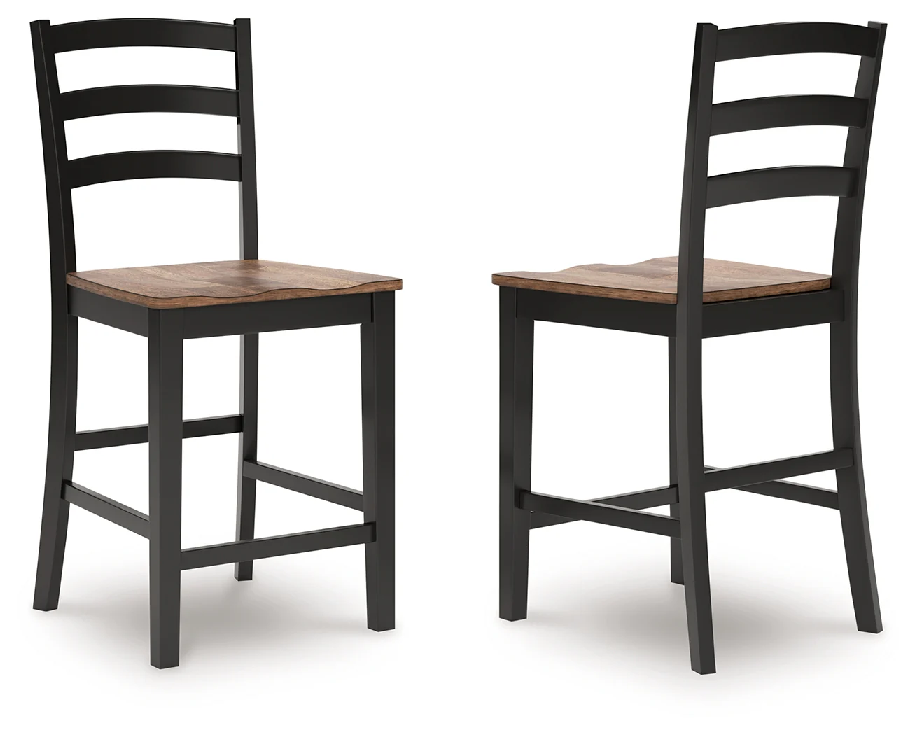 Wildenauer Brown/Black Counter Height Barstool (Set of 2) - Image 9