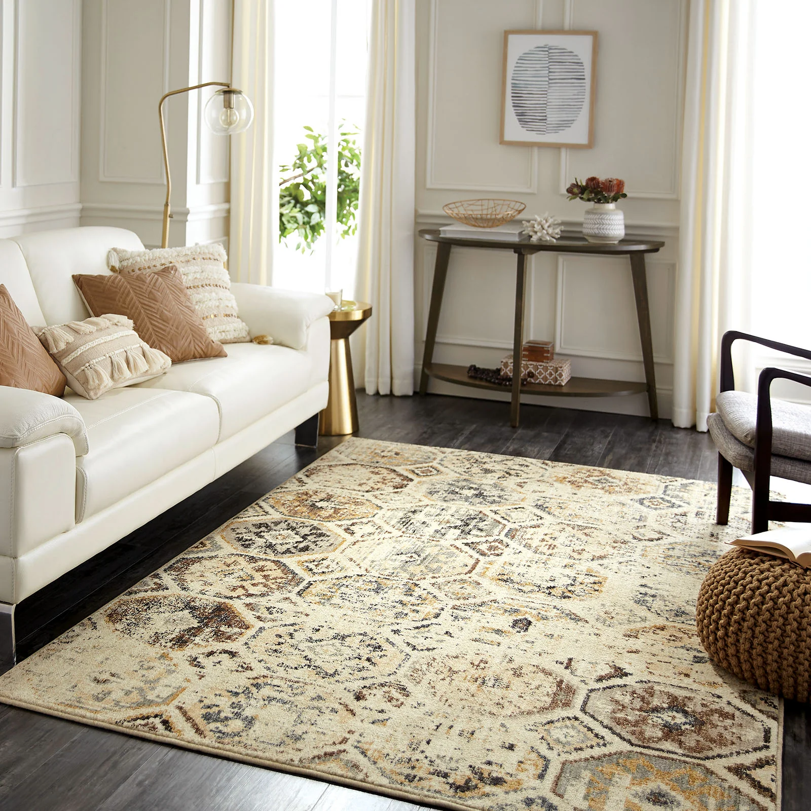 Wilhelm Relic Beige 5'3 X 7'6" Area Rug - Image 5