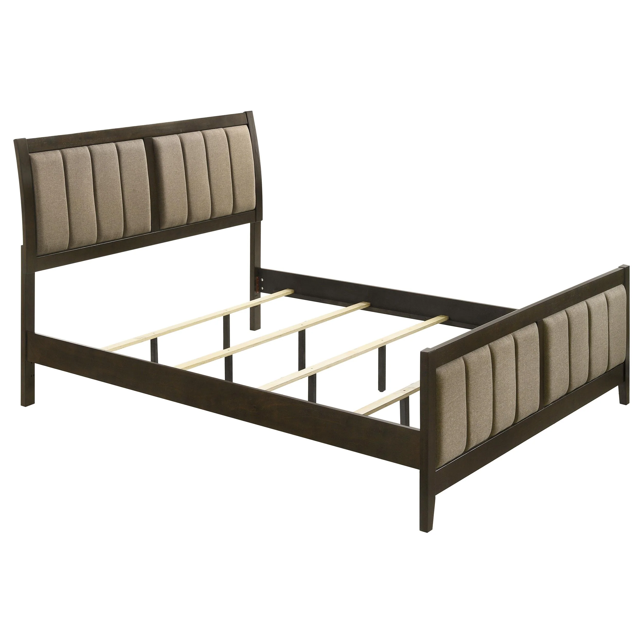 Wilkes Dark Cocoa 4-piece California King Bedroom Set - Image 3