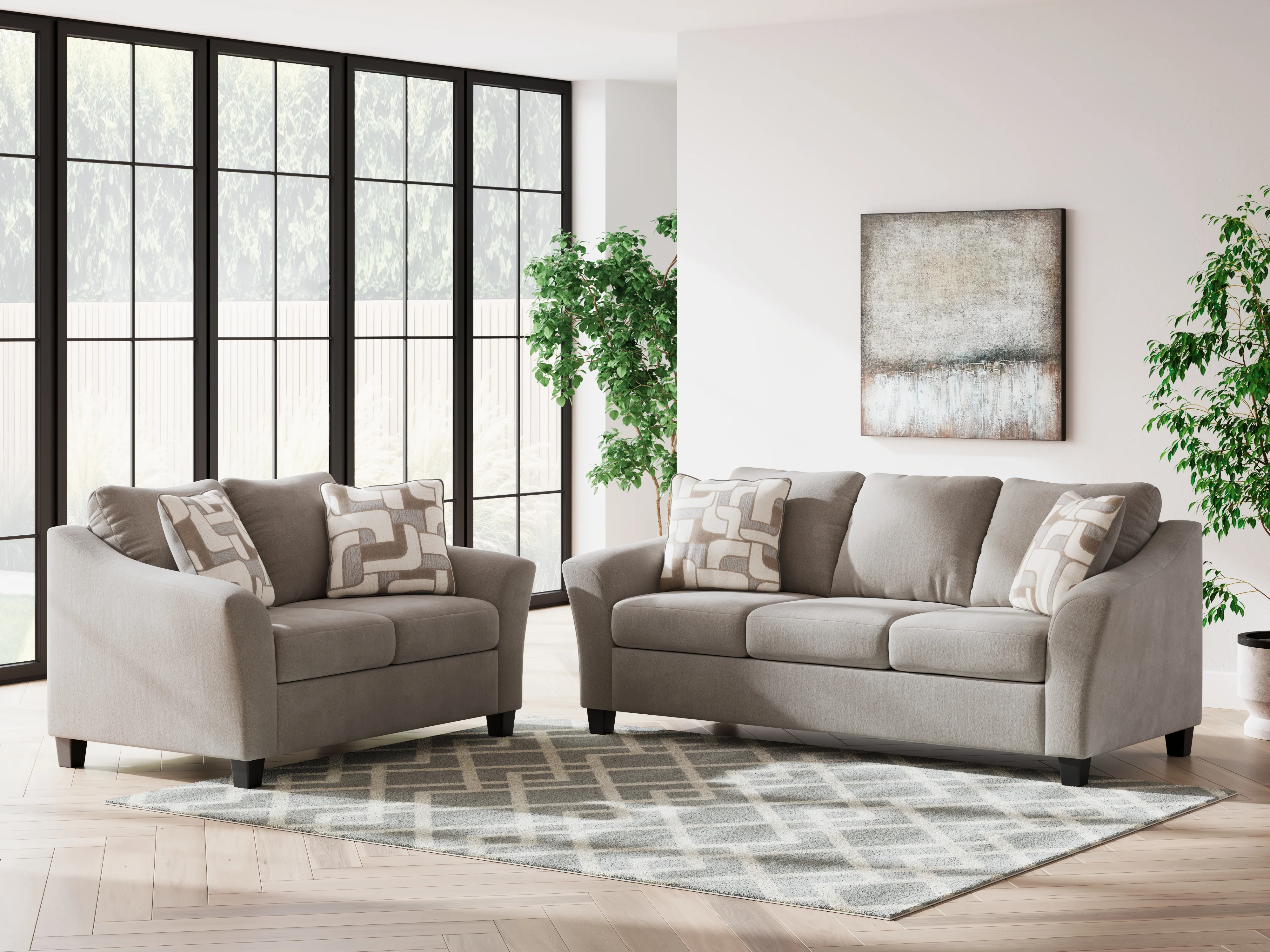 Willarae Sofa and Loveseat - Image 2