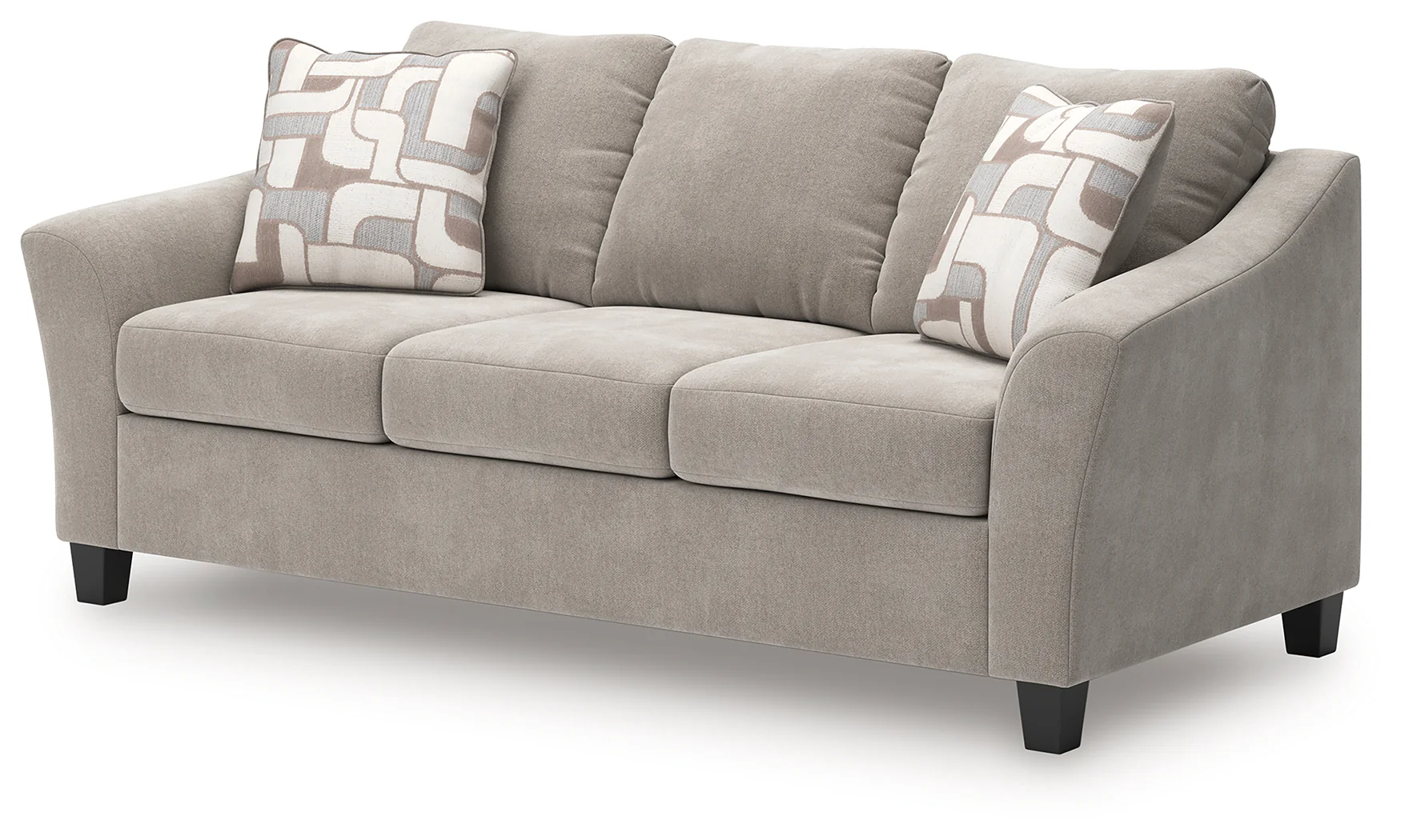 Willarae Taupe Queen Sofa Sleeper - Image 3