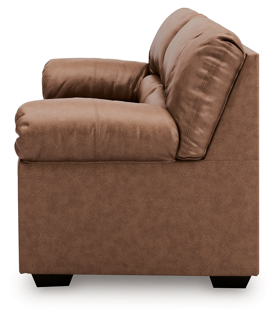 WillowBend Caramel Sofa and Loveseat - Image 6