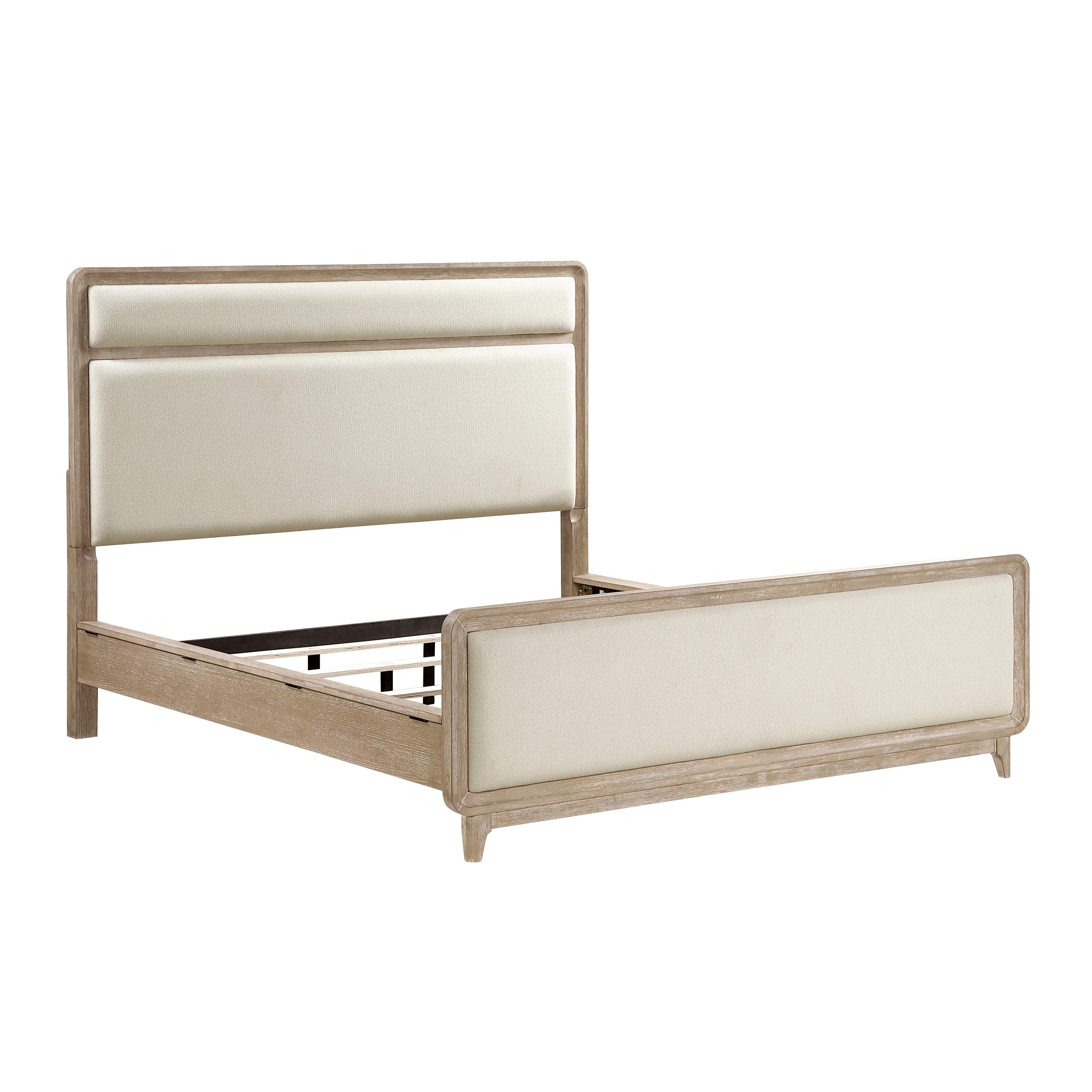 Wilshire Natural/Beige 4-Piece Queen Bedroom Set - Image 5