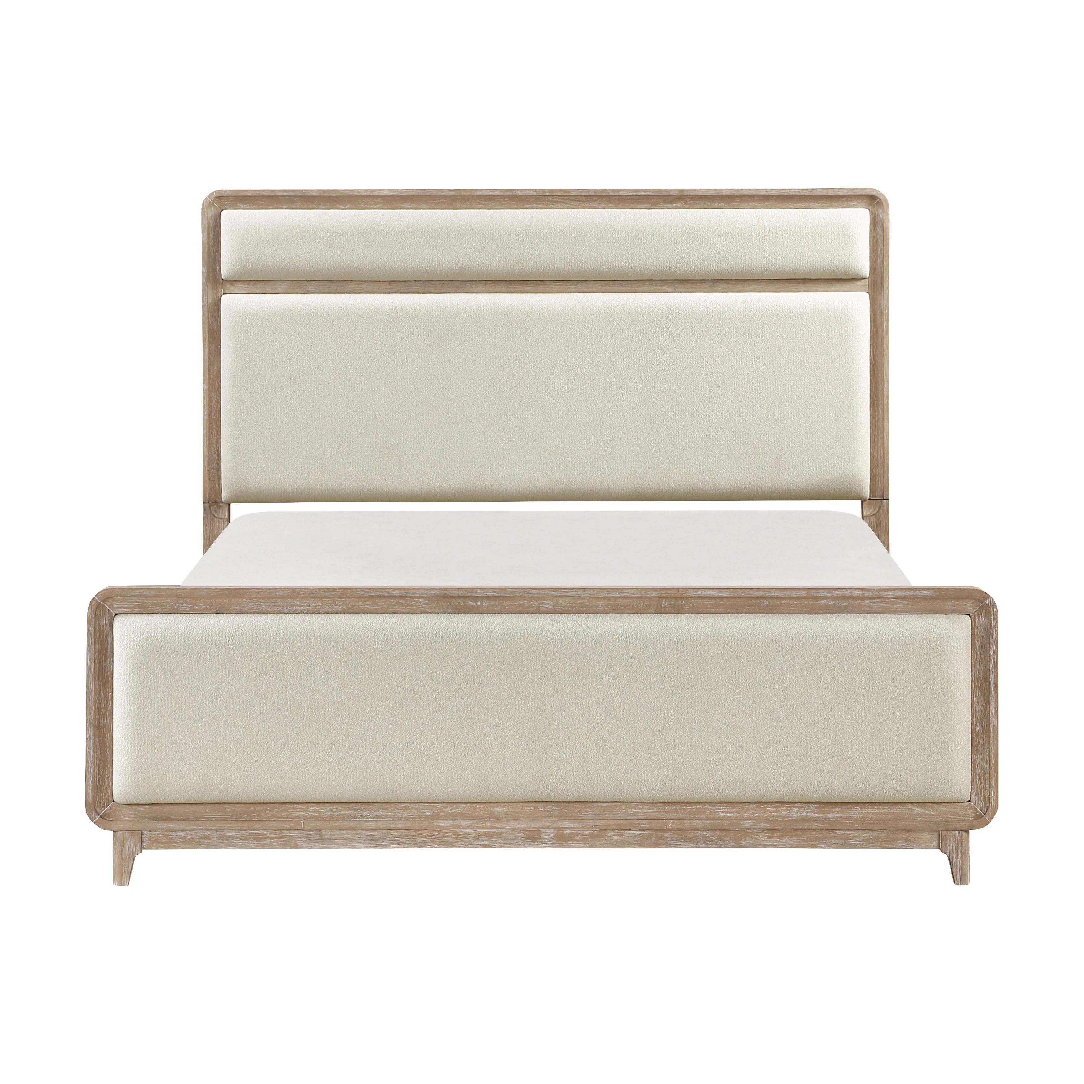 Wilshire Natural/Beige 5-Piece Queen Bedroom Set - Image 2