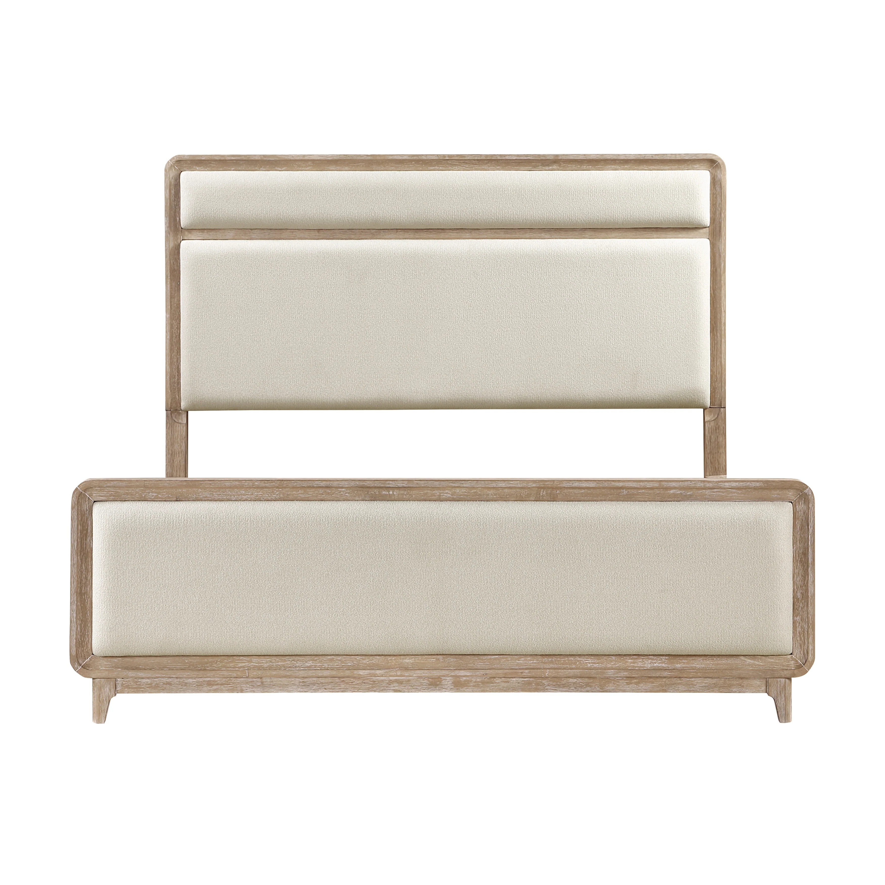 Wilshire Natural/Beige 5-Piece Queen Bedroom Set - Image 3