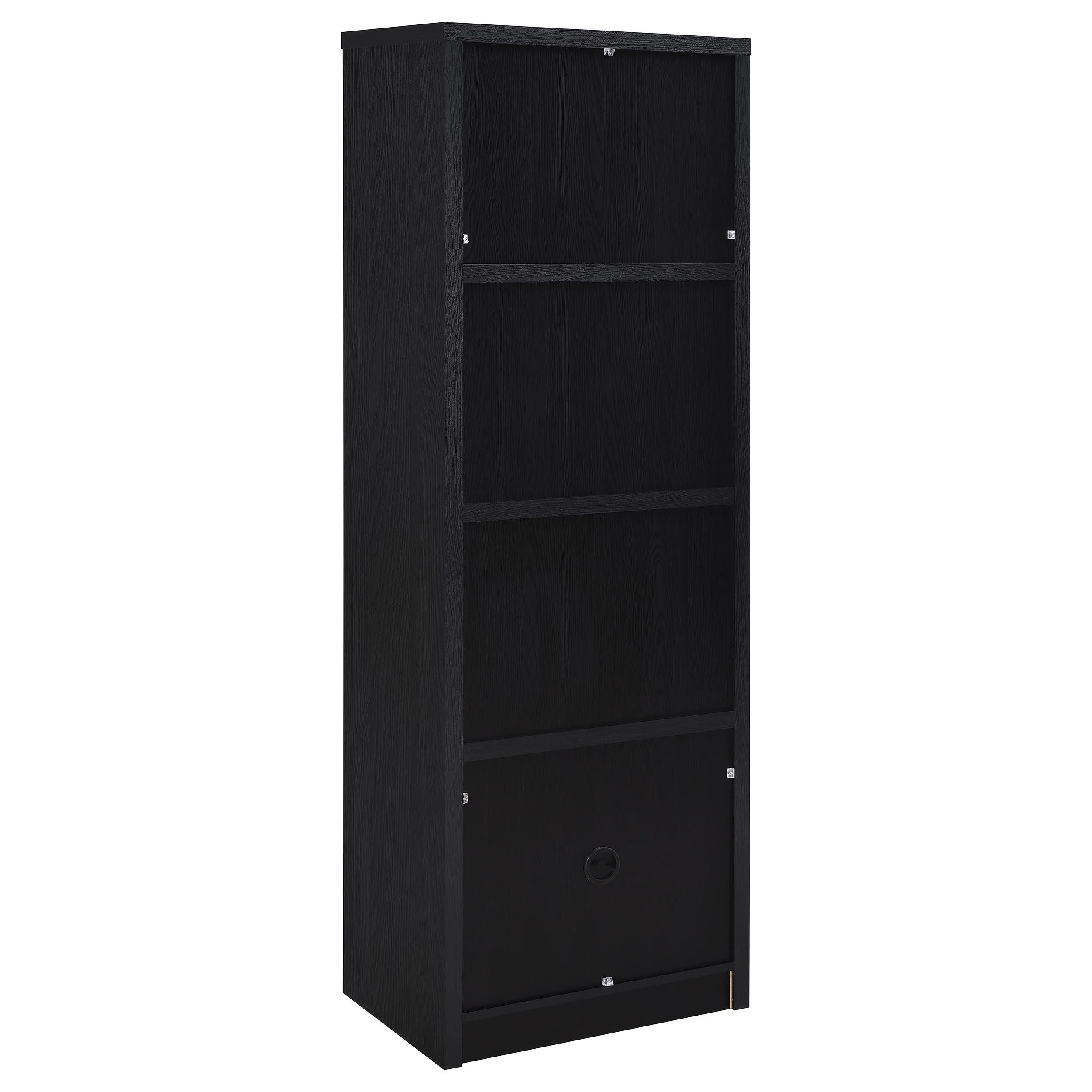 Winfield Black 3-piece Entertainment Center 60-inch TV Stand - Image 12