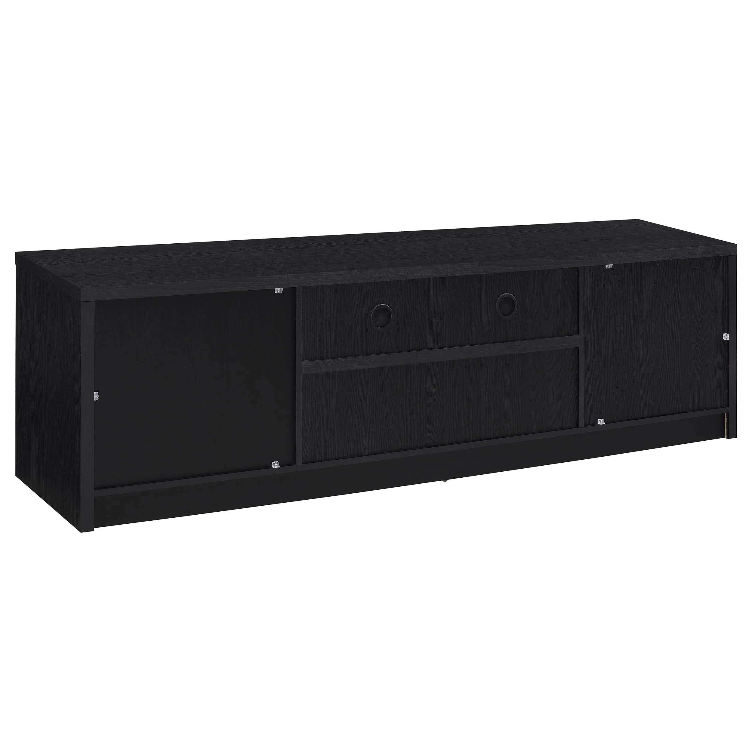 Winfield Black 78-inch 2-door TV Stand Media Console - Image 7