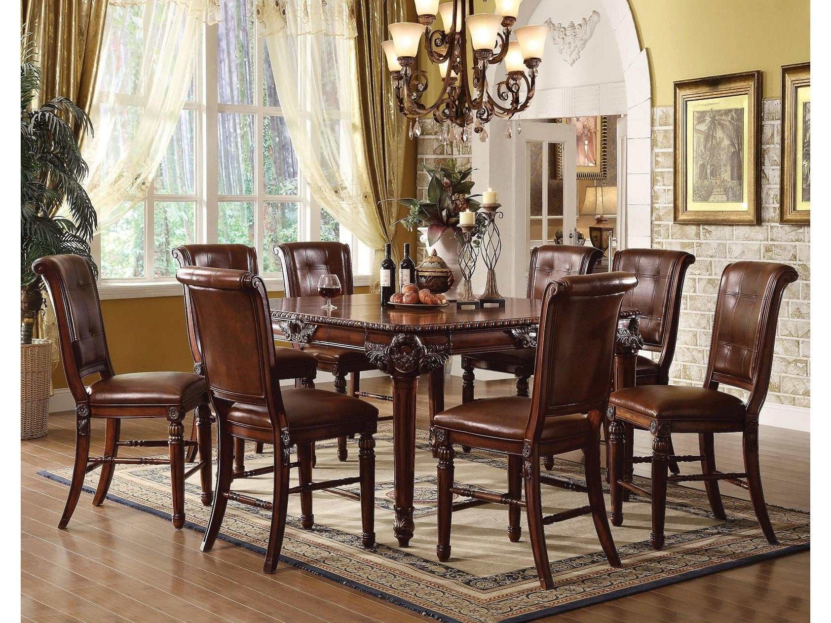 Winfred Cherry Counter Height Table