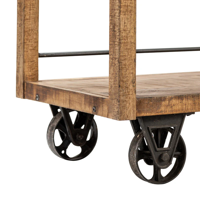 Winslow Brown/Black Rectangular Bookshelf - Image 5