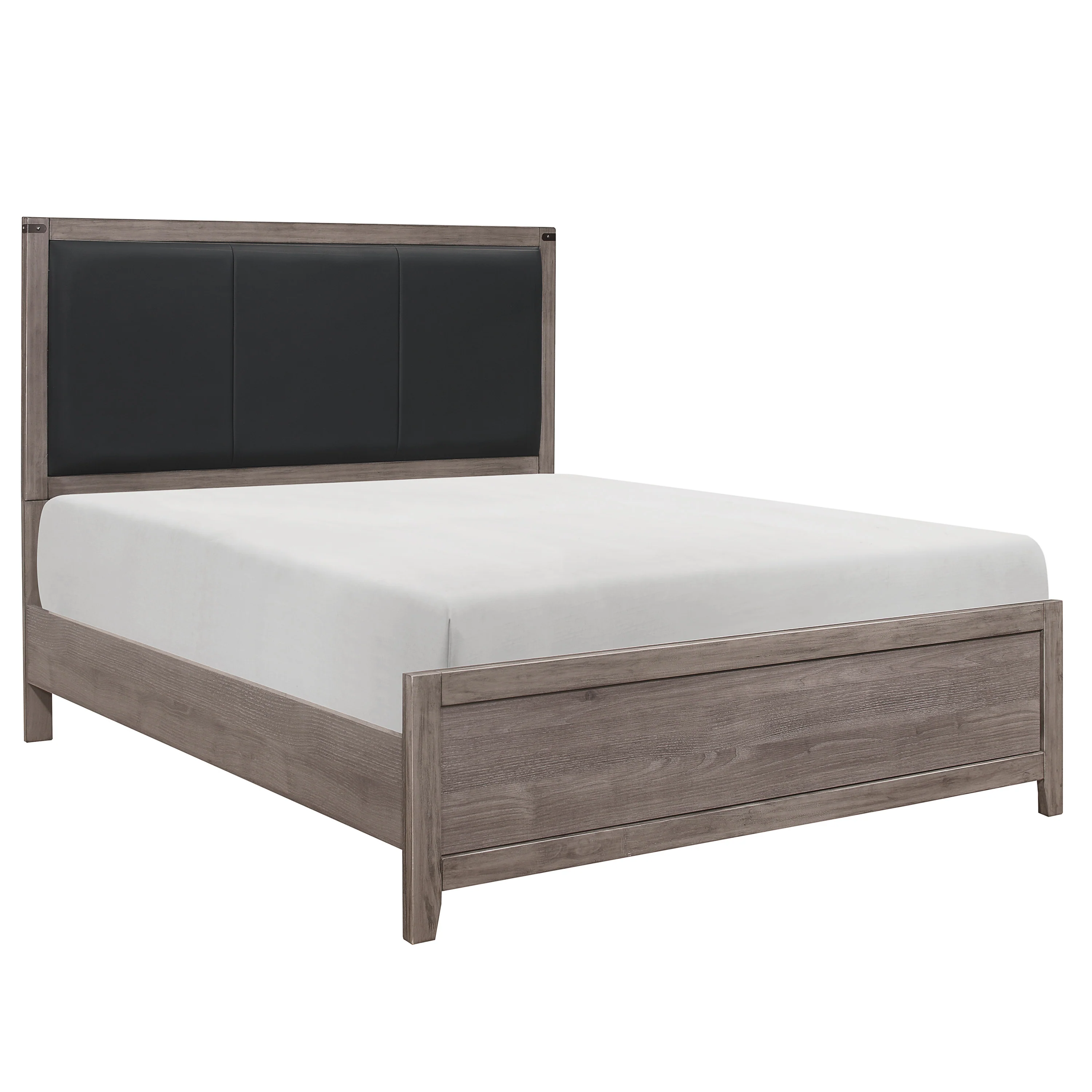 Woodrow Brownish Gray/Black 5-Piece Queen Bedroom Set - Image 3