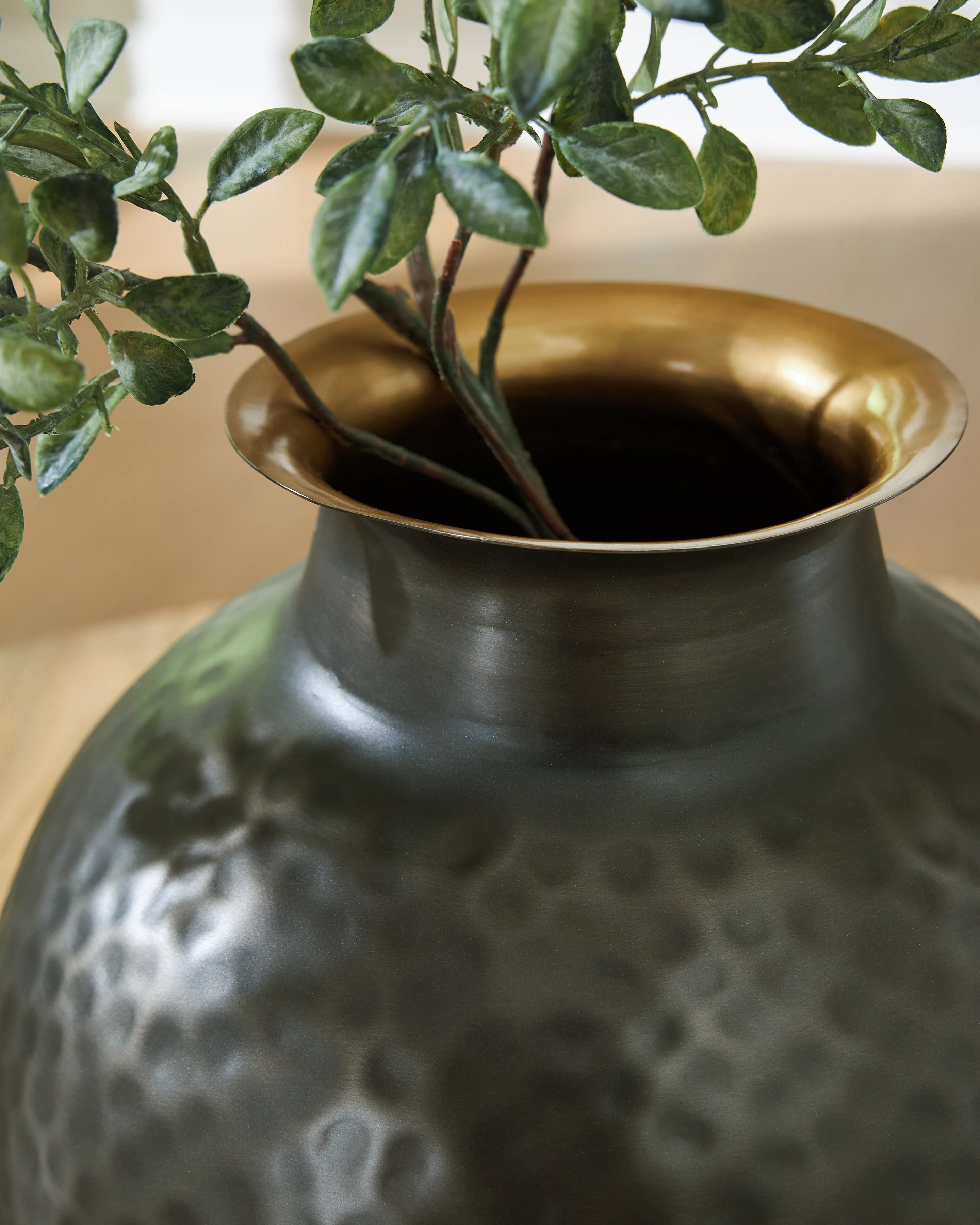 Woody Pewter/Gold Vase (Online Special Price) - Image 3