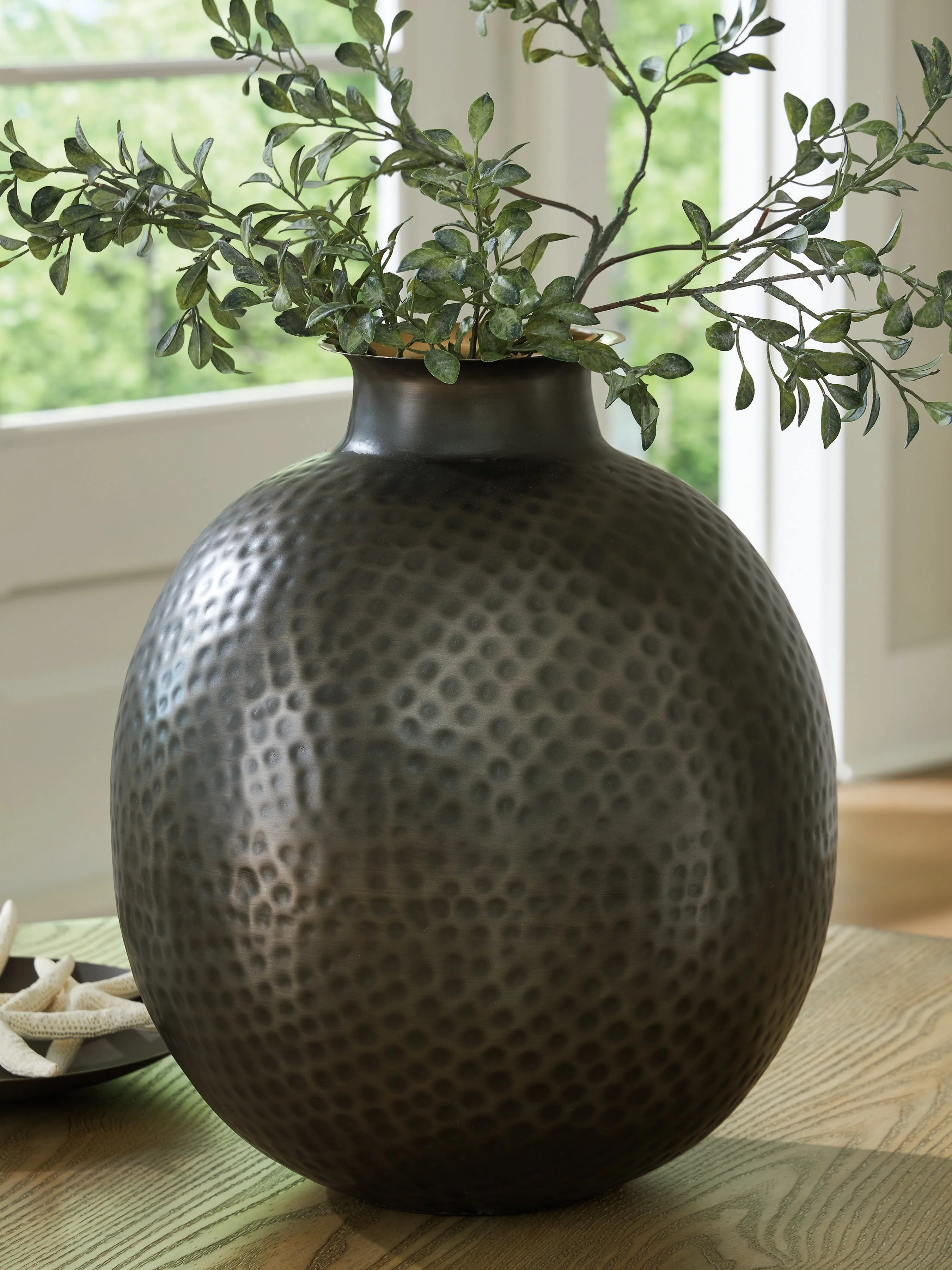 Woody Pewter/Gold Vase (Online Special Price) - Image 2