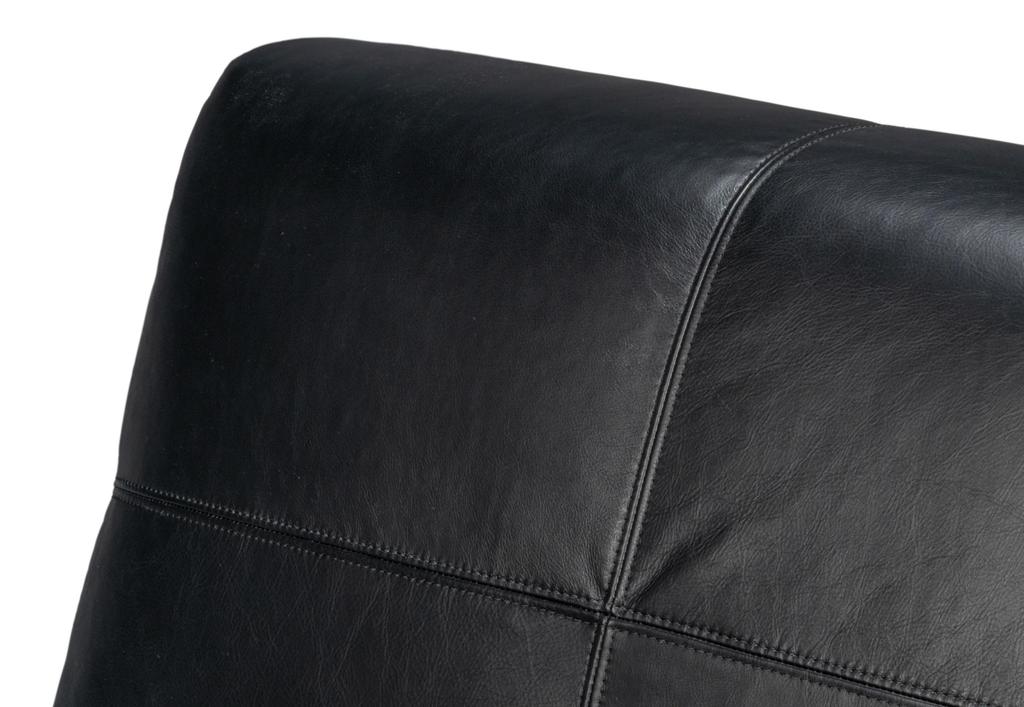 Wylam Black Leather Chair - Image 9