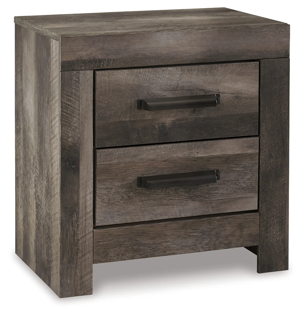 Wynnlow Gray King Panel Bedroom Set with 2 Nightstands - Image 3