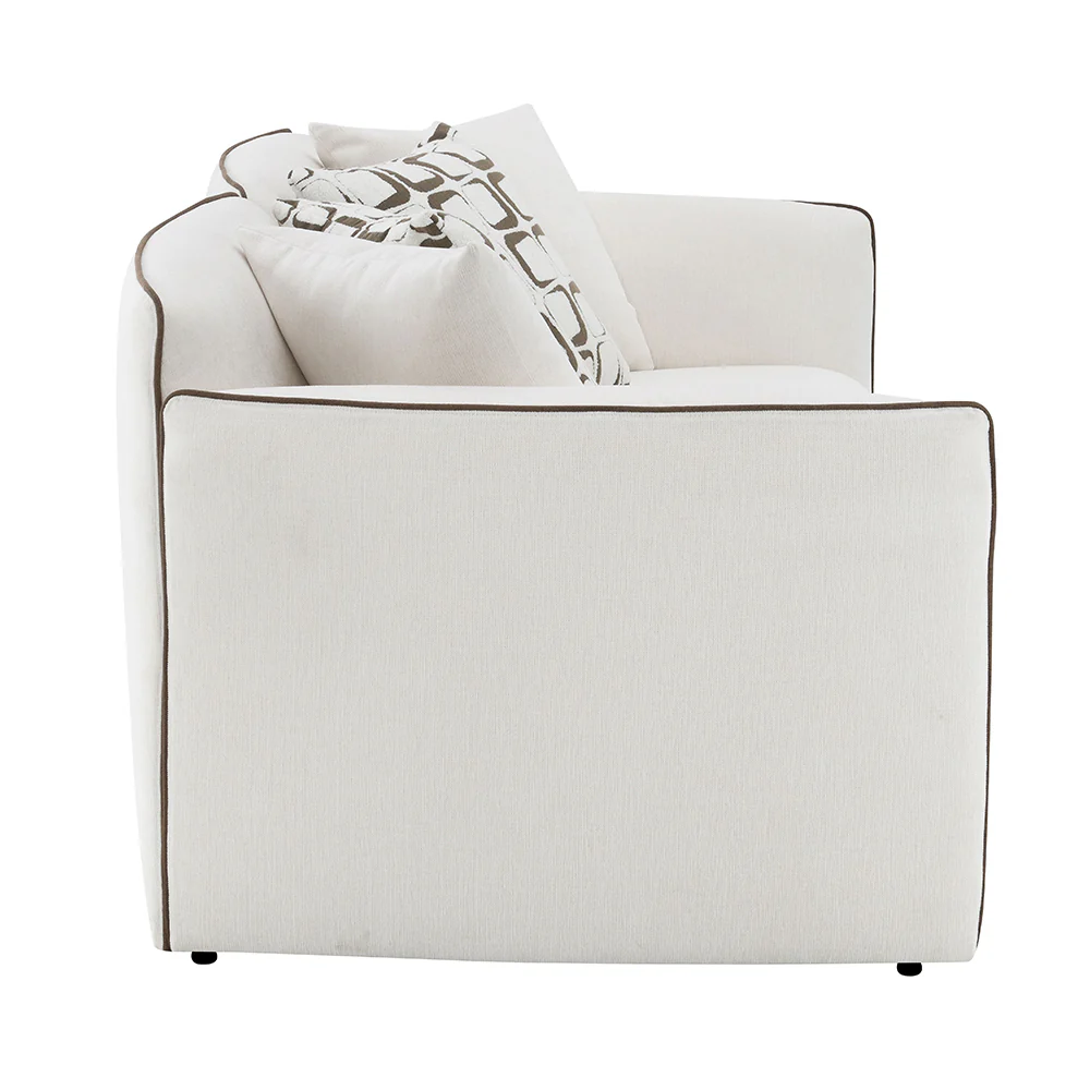 Yolanda Beige Loveseat - Image 4