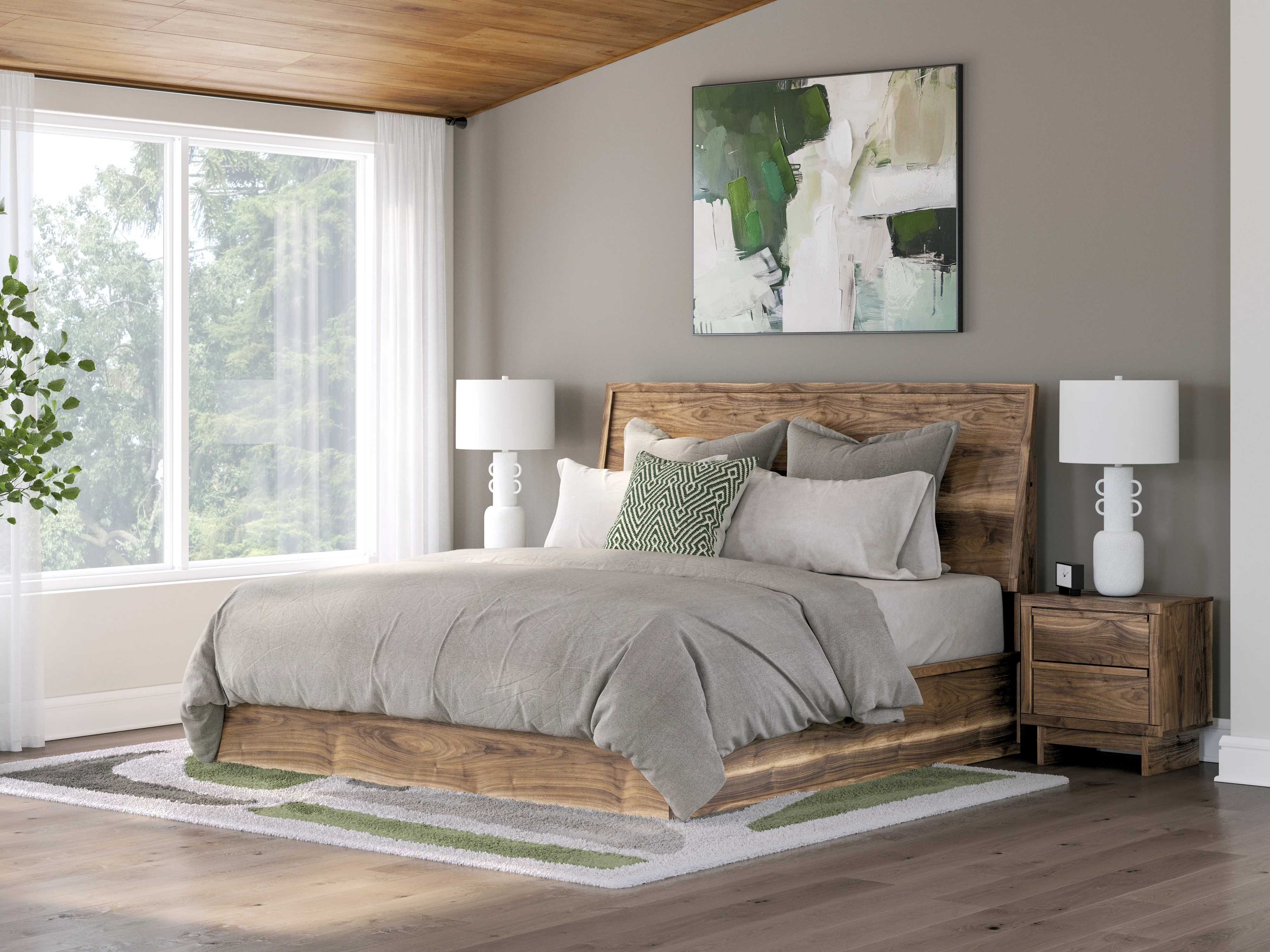 Zadilyn Brown King Panel Bed - Image 2