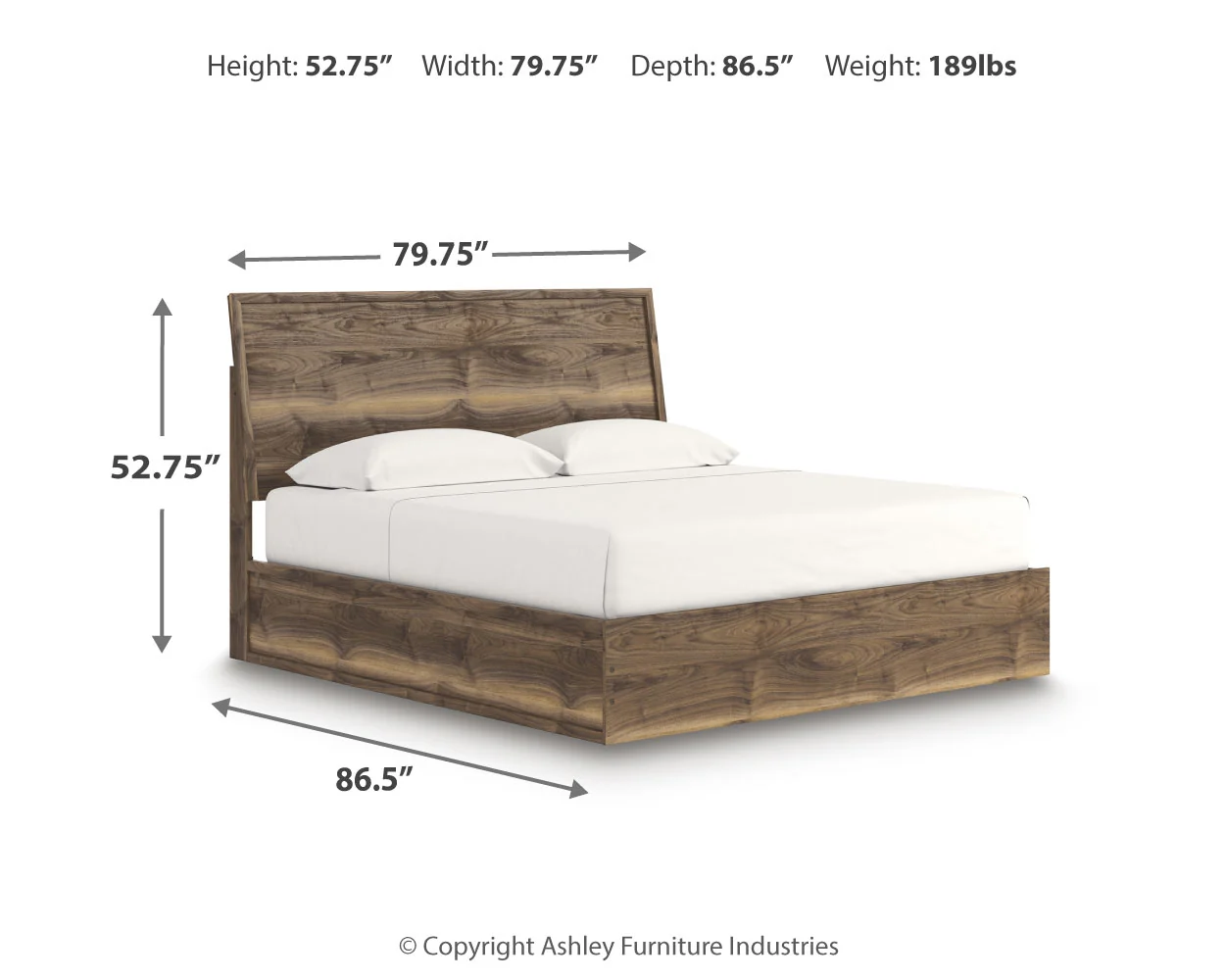Zadilyn Brown King Panel Bed - Image 8