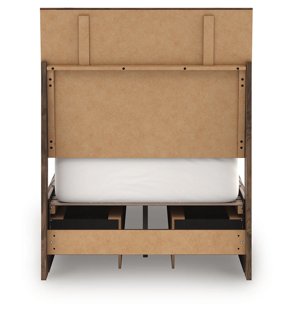 Zadilyn Brown Twin Panel Bed with Storage (Online Special Price) - Image 5