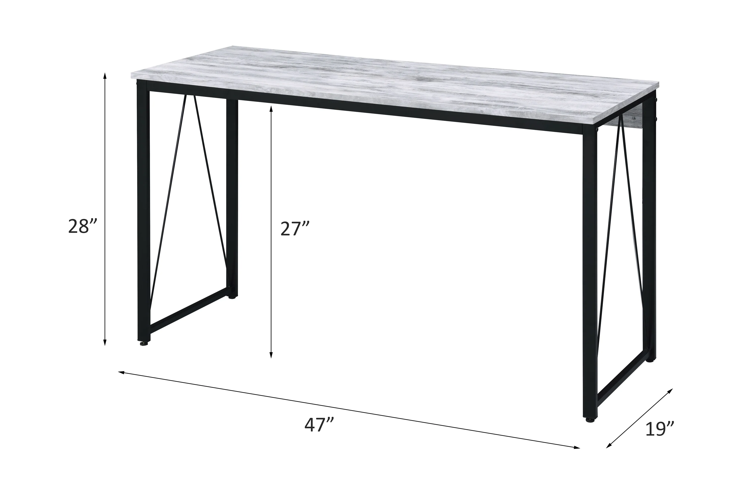 Zaidin Antique White Writing Desk - Image 4