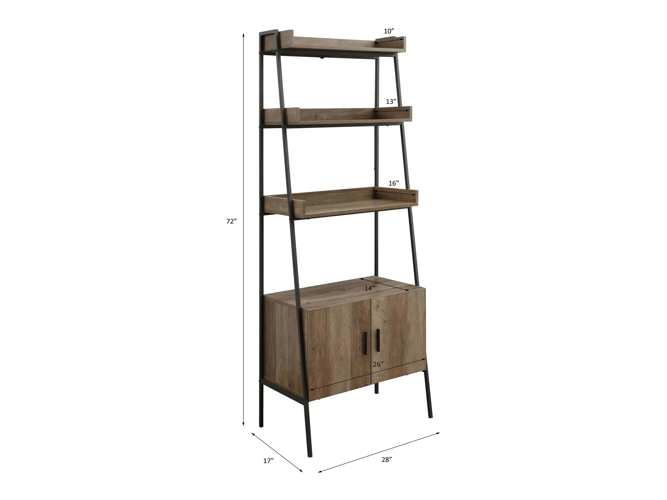 Zakwani Rustic Bookshelf