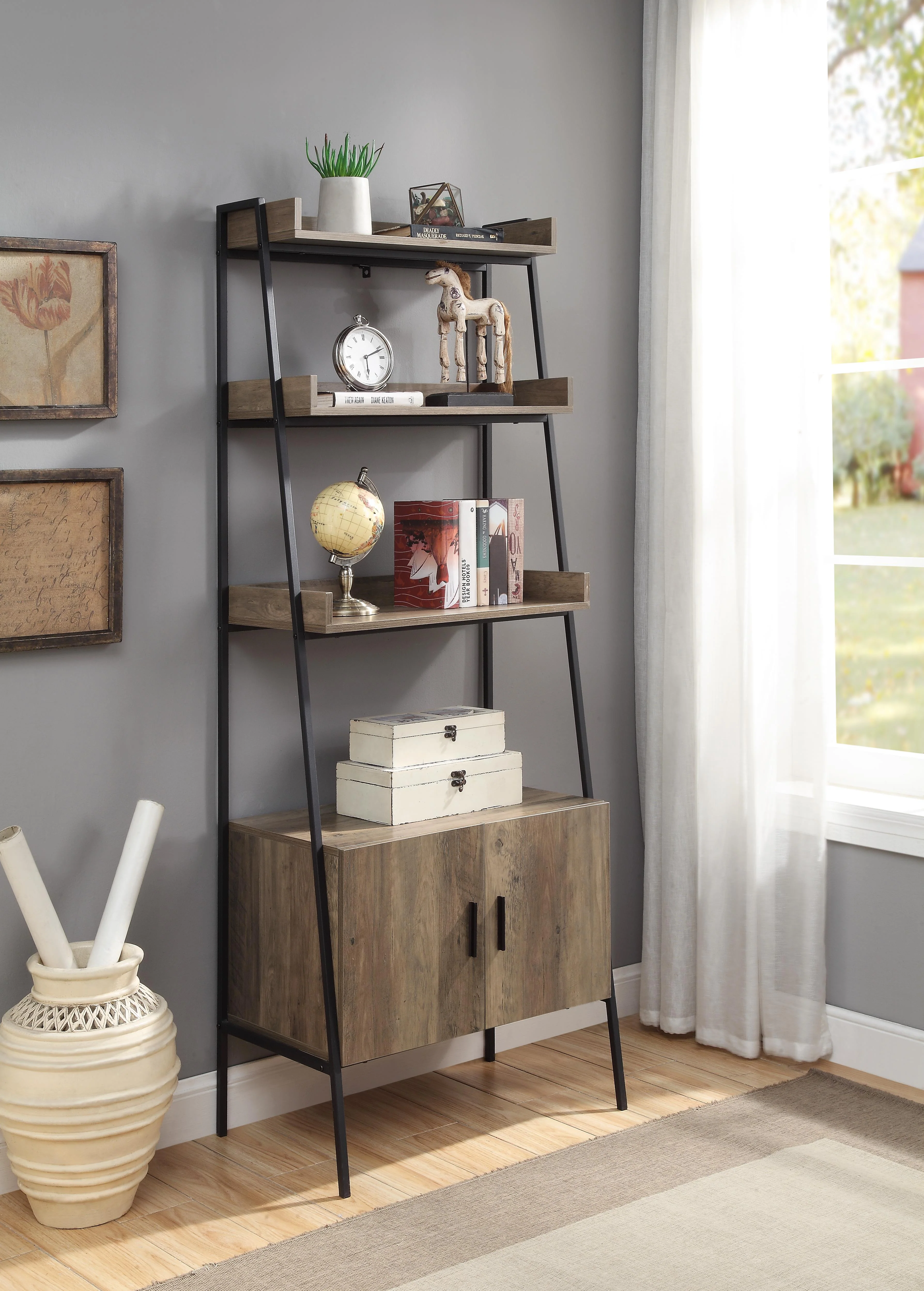 Zakwani Rustic Bookshelf - Image 3