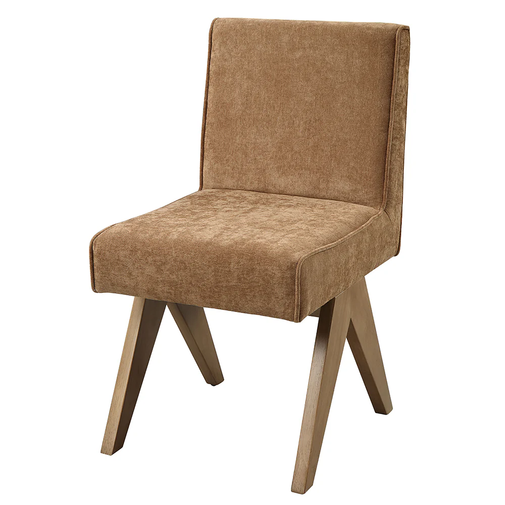 Zoey Chocolate/Oak Side Chair (Set of 2) - Image 2
